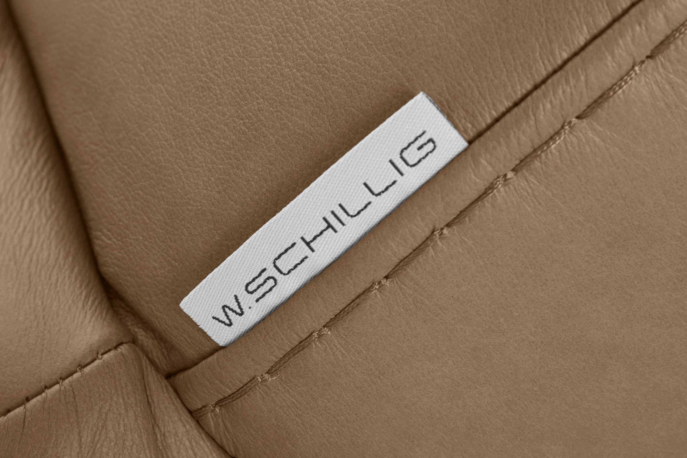 W.SCHILLIG 2,5-Sitzer »montanaa«, mit Metallkufen in Schwarz pulverbeschichtet, Breite 212 cm