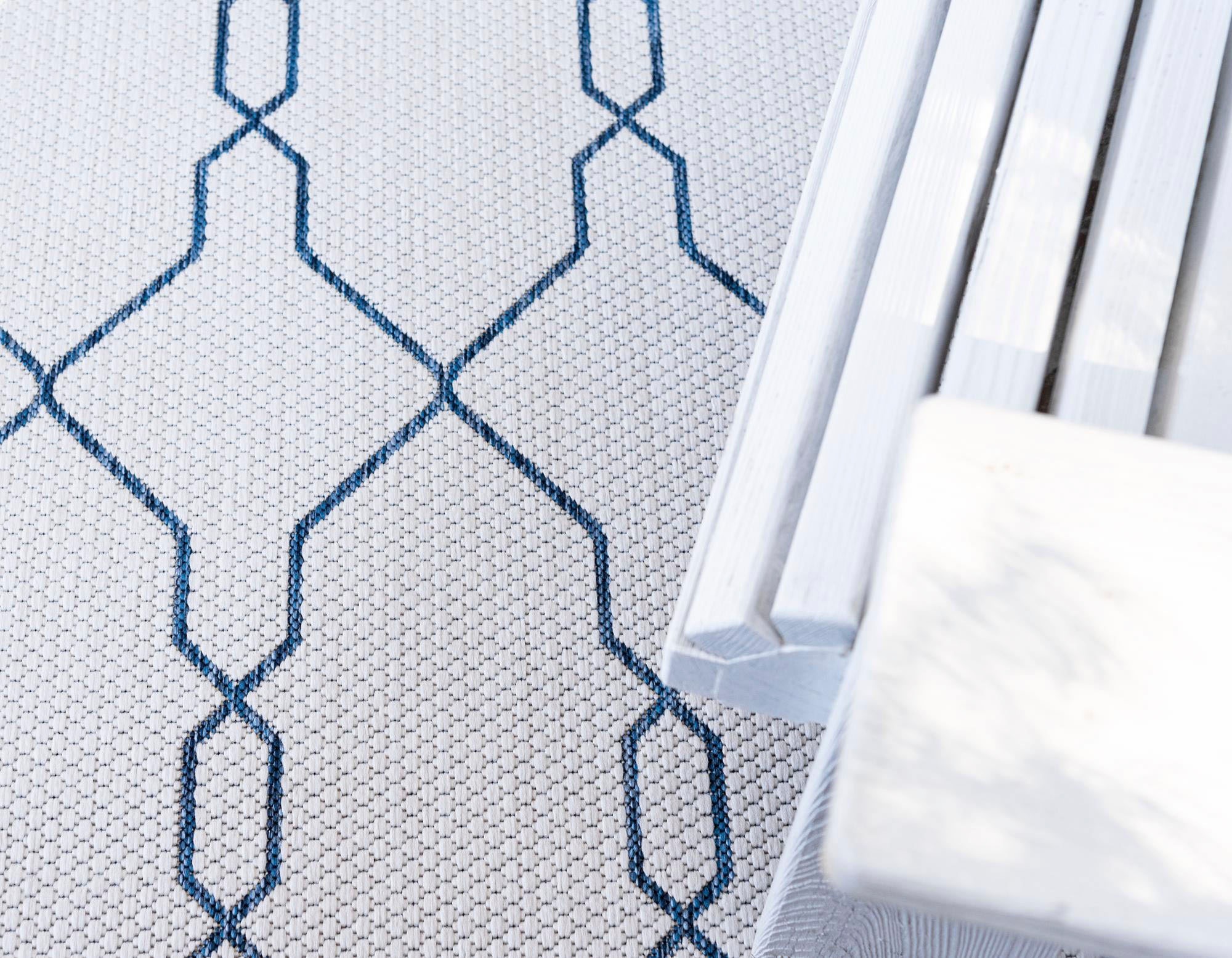 Myflair Möbel & Accessoires Teppich »Outdoor Crosses Lagerräumung«, rechteckig, 4 mm Höhe, Flachgewebe, In- und Outdoor geeignet