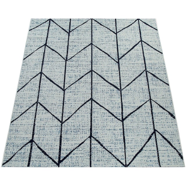 Paco Home Teppich »Kortrijk 741«, rechteckig, Flachgewebe, modernes Design,  In- und Outdoor geeignet, Wohnzimmer auf Rechnung | BAUR