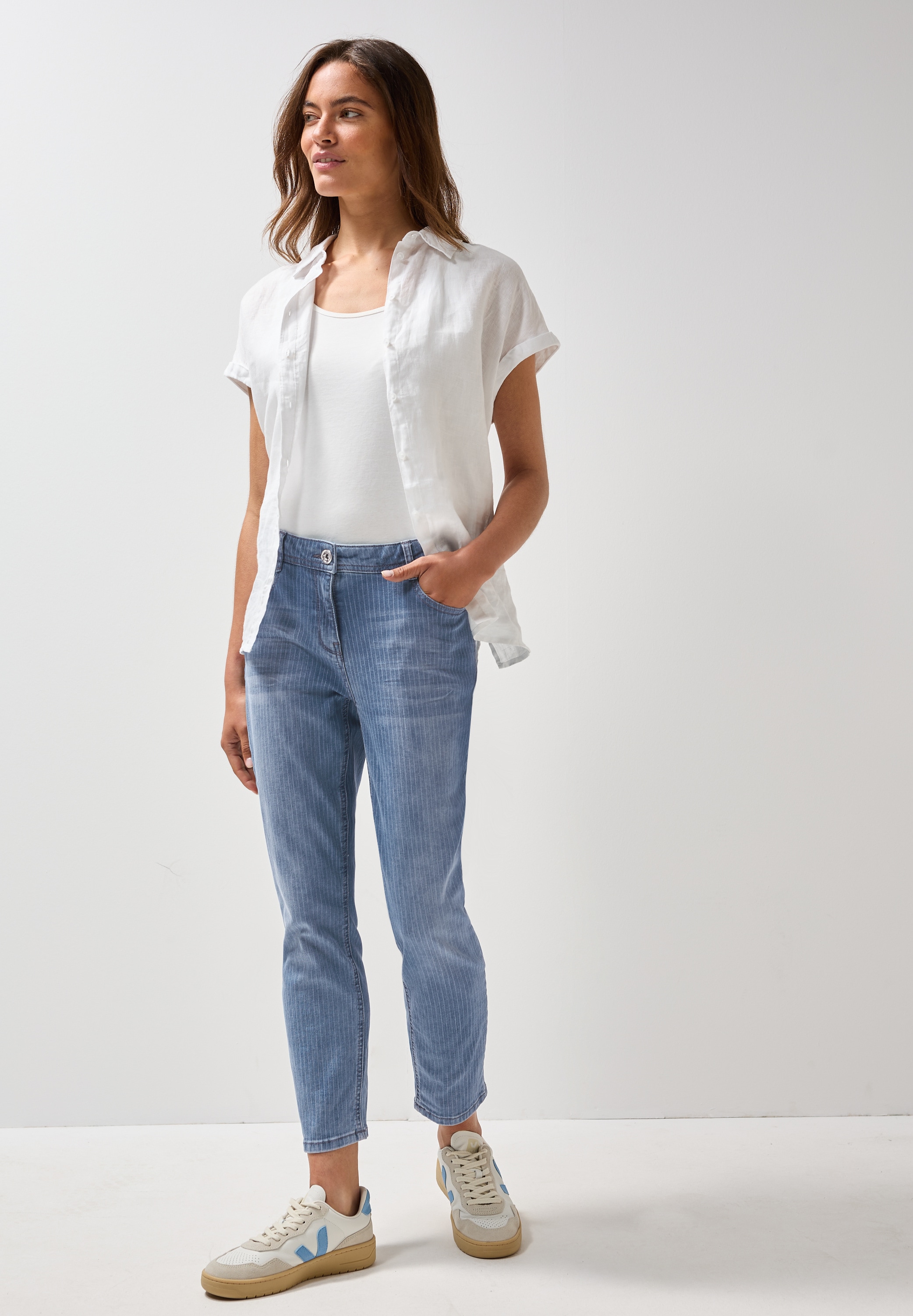Cecil Comfort-fit-Jeans, Middle Waist
