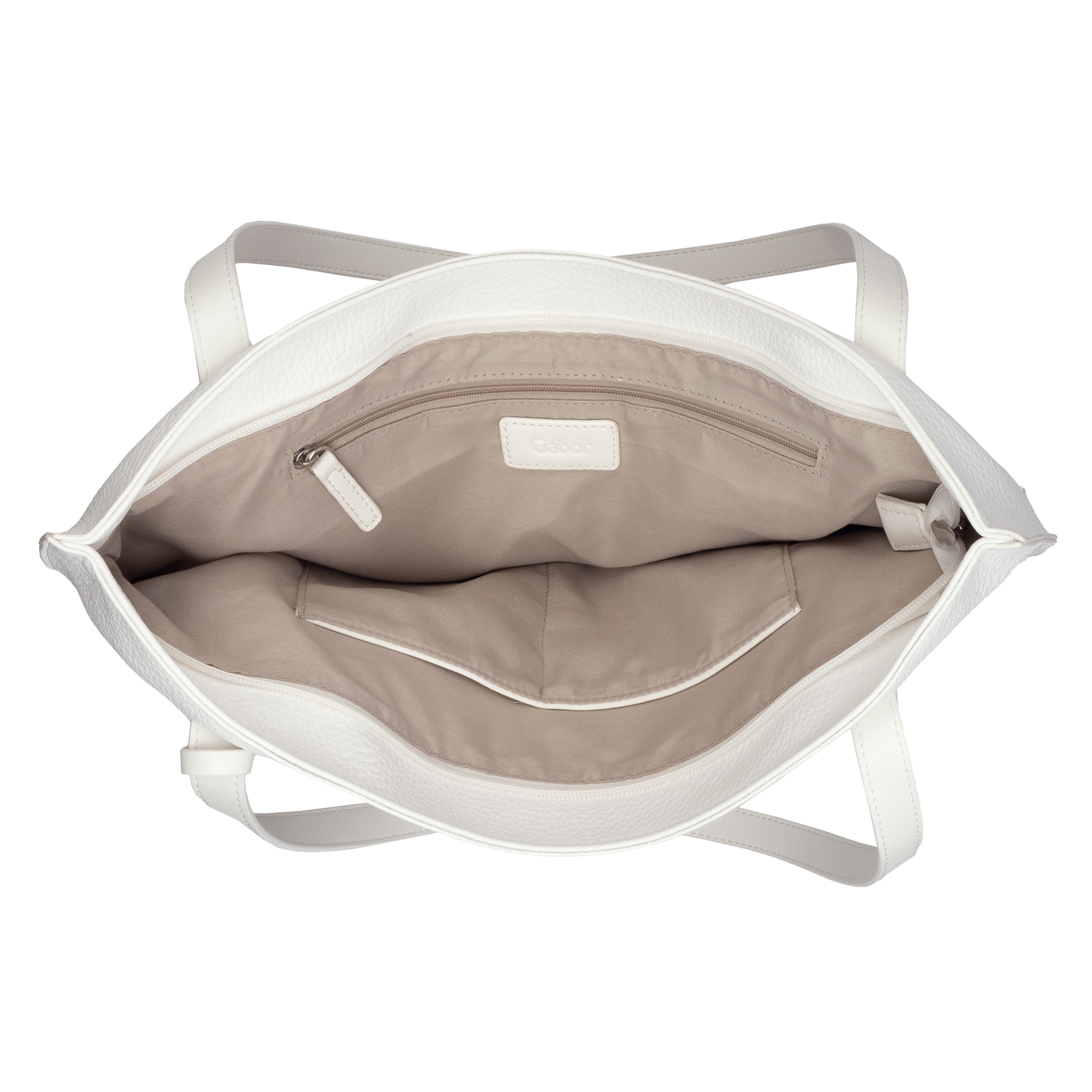 Gabor Shopper »Elfie«, aus fein genarbtem, glattem Kunstleder und mit einem Logo Rubber Patch