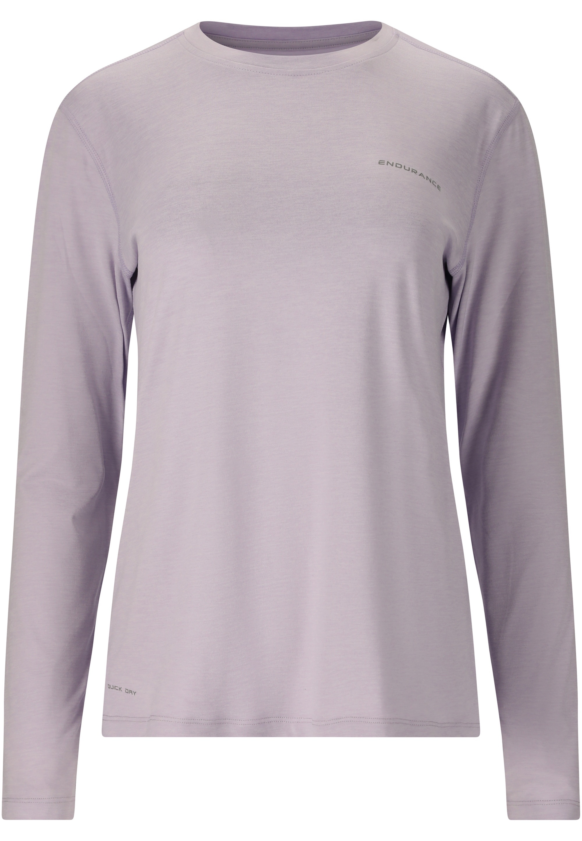 Langarmshirt ENDURANCE "Alvaly", Damen, Gr. 36, pink, 90% Polyester, 10% Elasthan, unifarben, kurz, Rundhals, Shirts Langarmshirt, mit 4-Wege-Stretch und Quick Dry-Technologie 2