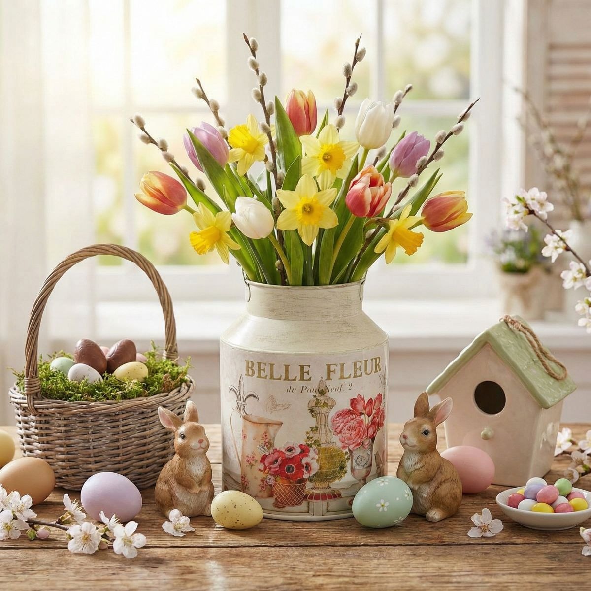 Ambiente Haus Dekovase "Fleur-Milchkanne" günstig online kaufen