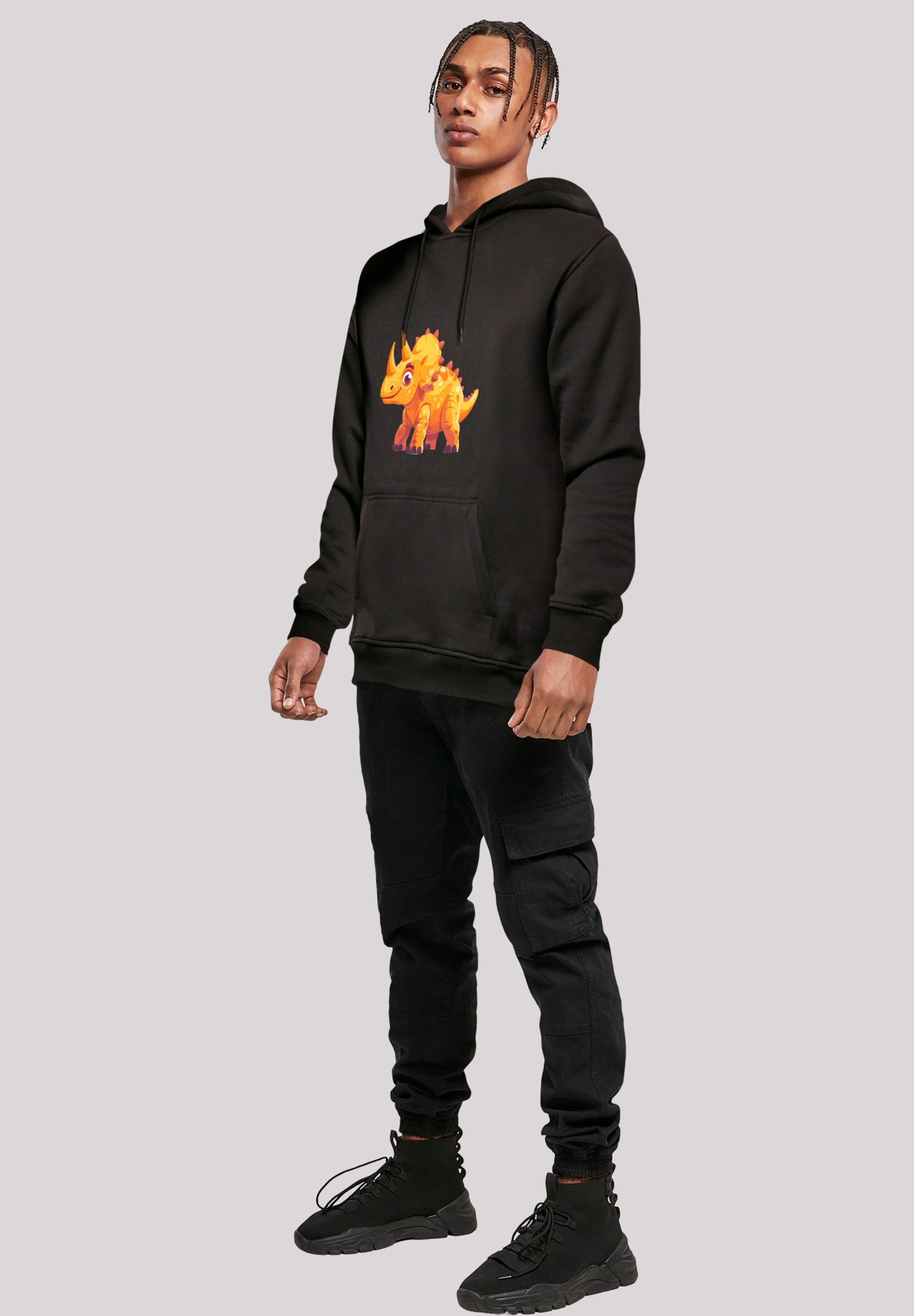 F4NT4STIC Kapuzenpullover »Süßer Triceratops Dinosaurier«, Premium Qualität