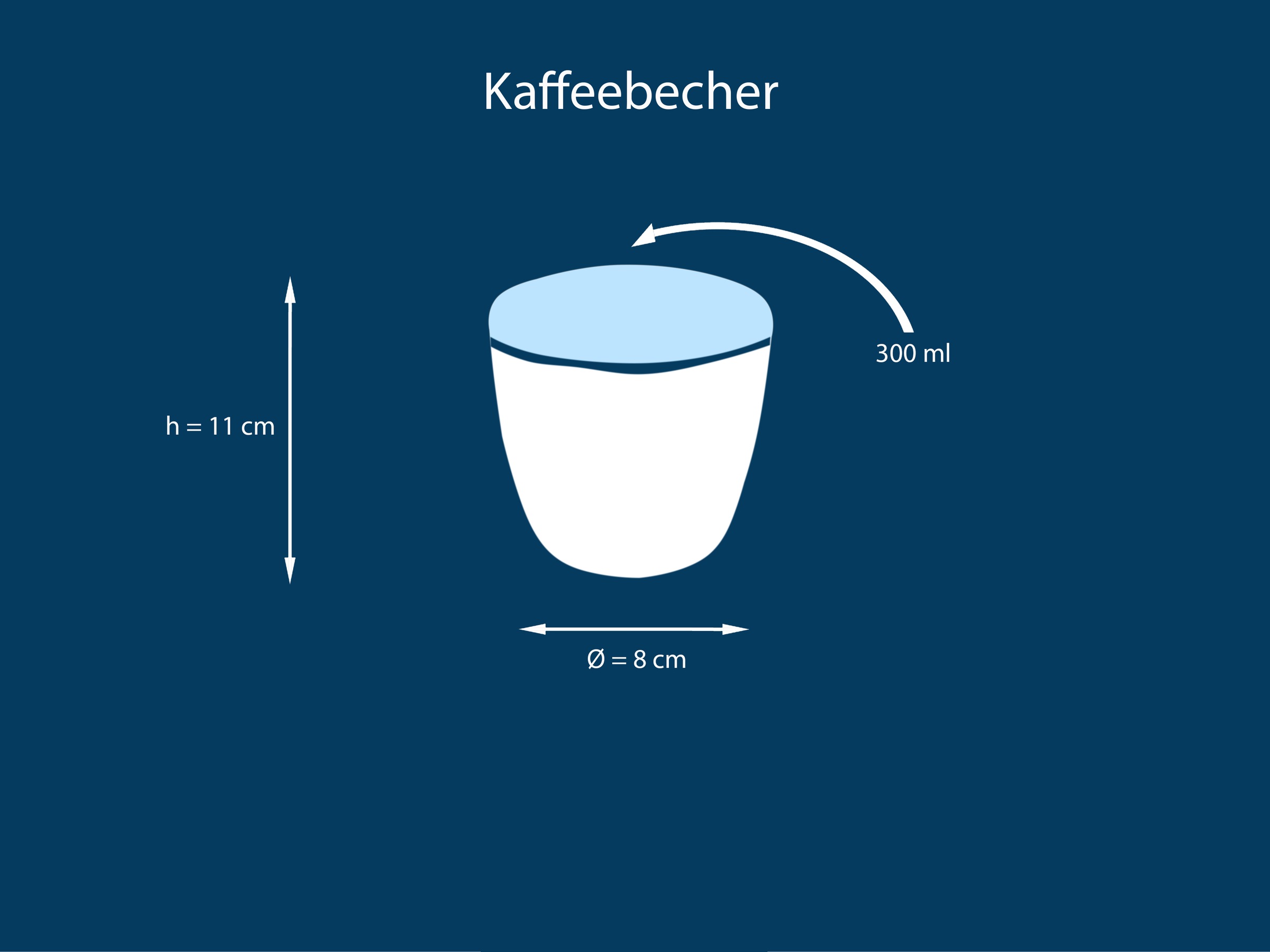 my home Becher »Kaffeebecher, modernes Geschirr-Set Bruddesta, 4er Set«, (Set, 4 tlg.), hohe Haltbarkeit, spülmaschinengeeignet & mikrowellengeeignet, 300 ml