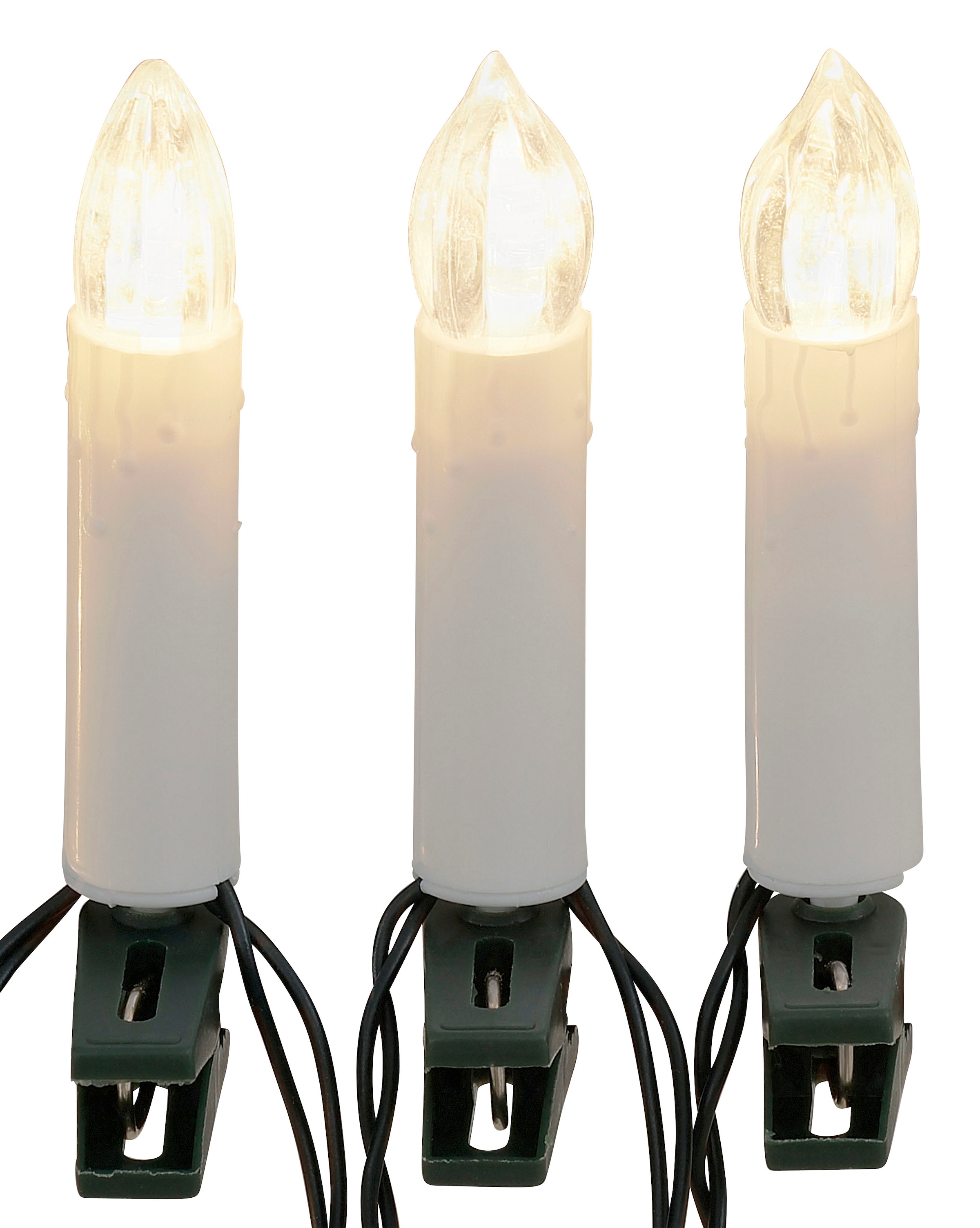 my home LED-Christbaumkerzen »Kendall, Weihnachtsdeko aussen,  Christbaumschmuck«, Kerzenlichterkette mit 50 LEDs und Timer,  Christbaumkerzen, Outdoor bestellen | BAUR