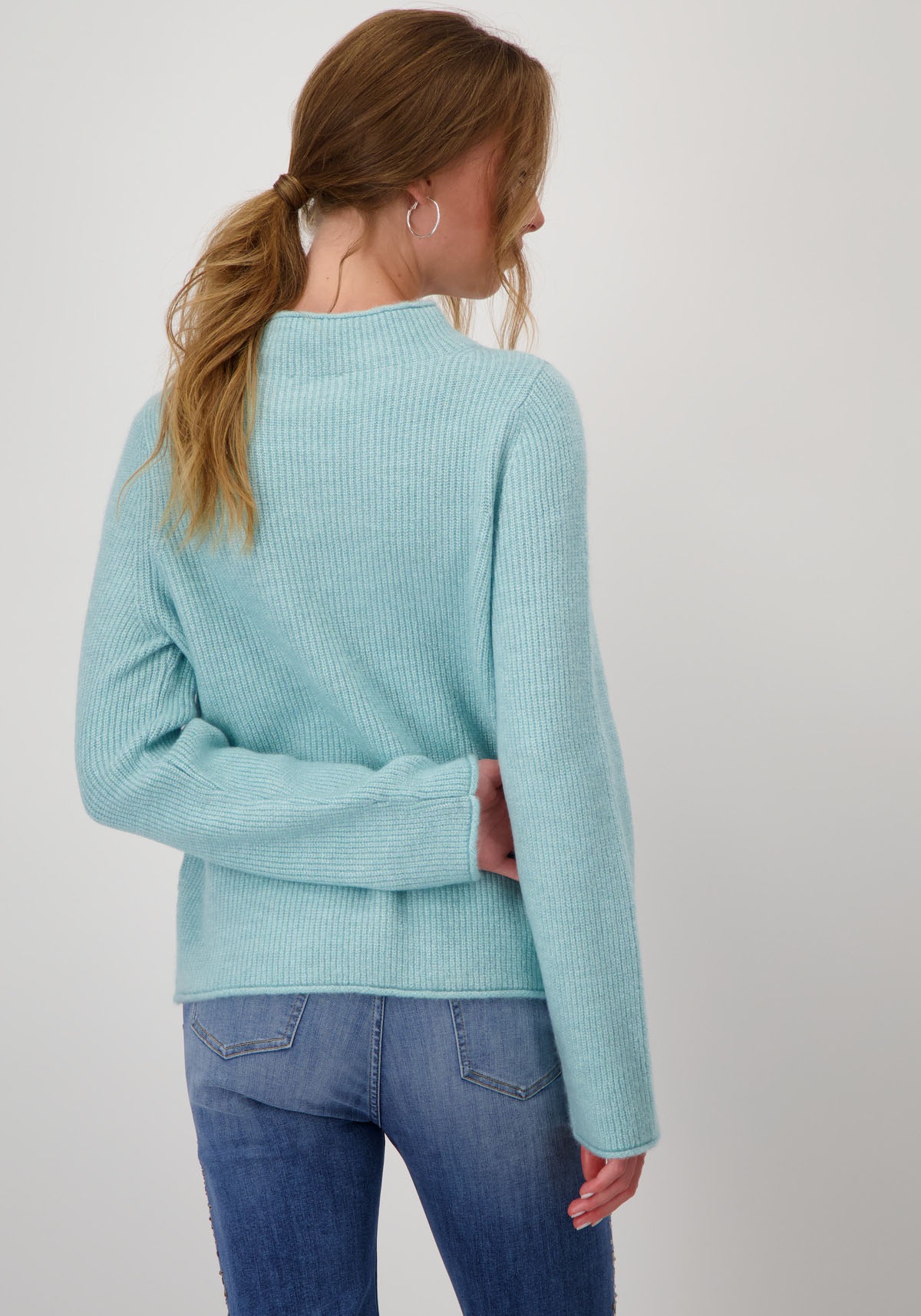 Monari Strickpullover »Pullover Flausch«, in flauschiger Qualität