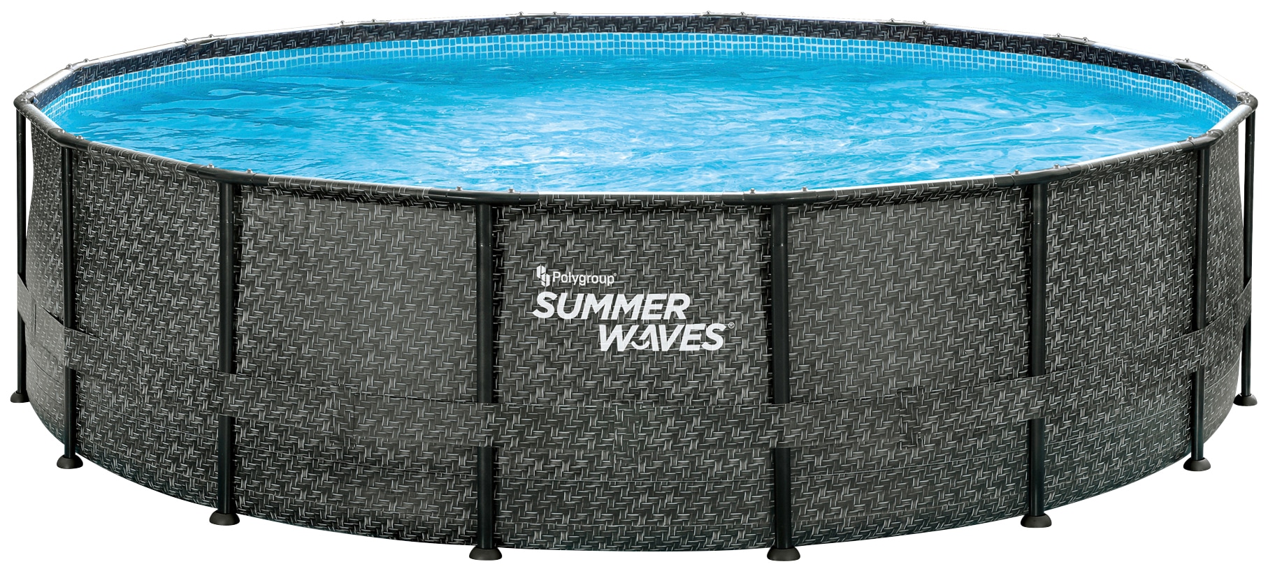 SummerWaves Framepool »Elite«, (Set, 7 tlg.), ØxH: 488x122 cm