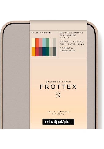 Schlafgut Spannbettlaken »Frottex« (1 St.) 100% ...