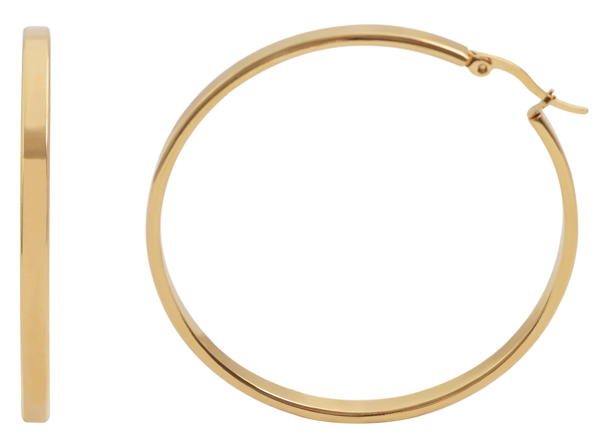 Adelia´s Paar Creolen "Damen Ohrringe – Creole aus Edelstahl" Ein kleines G günstig online kaufen