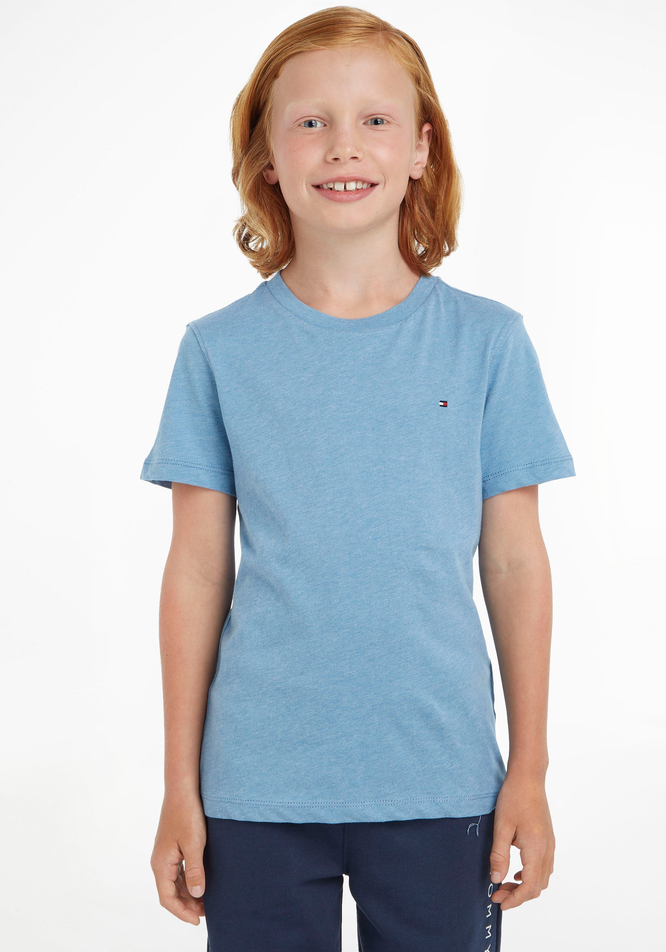 Tommy Hilfiger KNIT« ▷ für »BOYS CN BAUR T-Shirt BASIC 