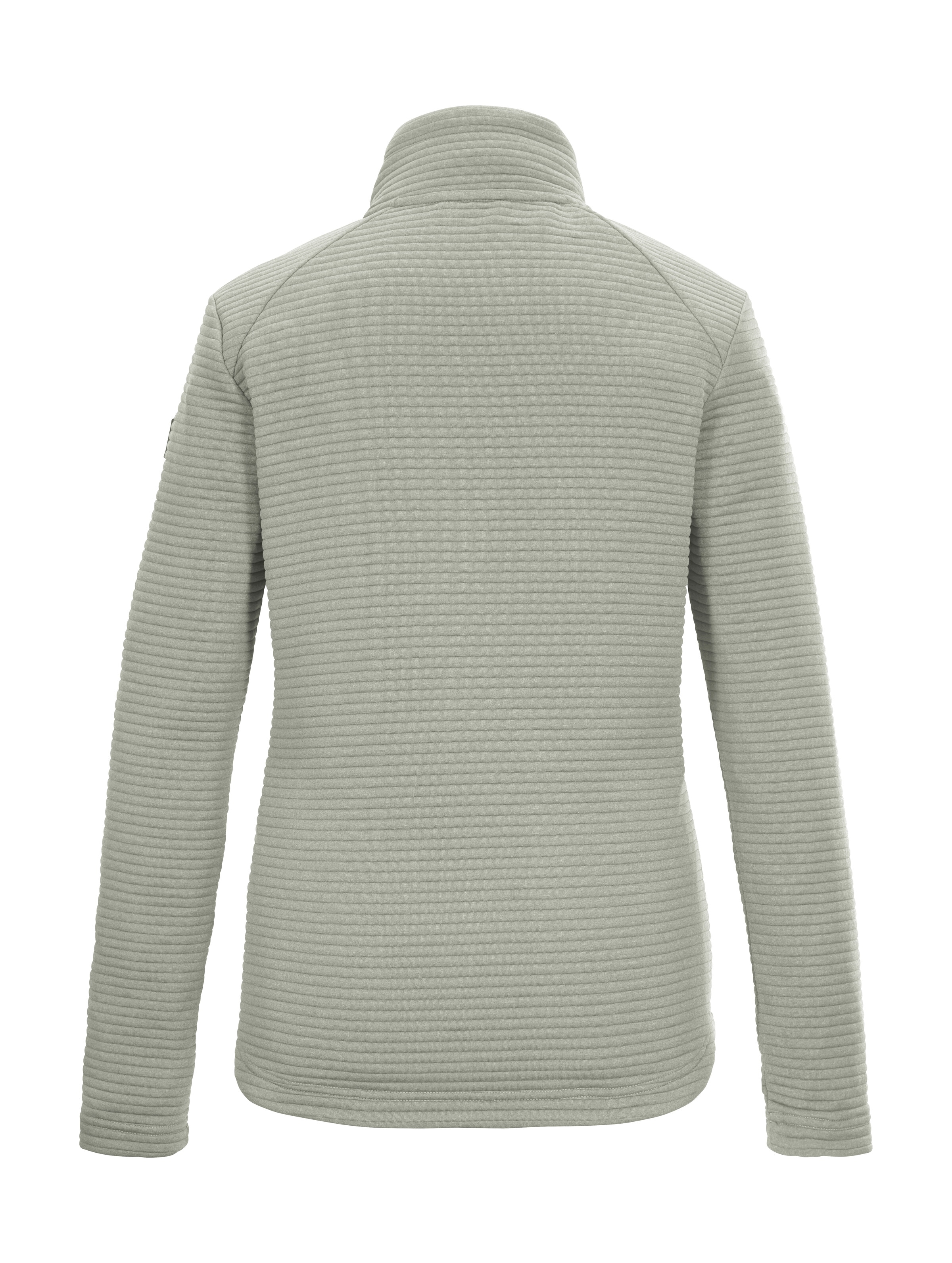 Killtec Strickjacke »KOS 12 WMN FLX JCKT« Elastische Damenjacke, gestreift, mit Kinnschutz und Taschen