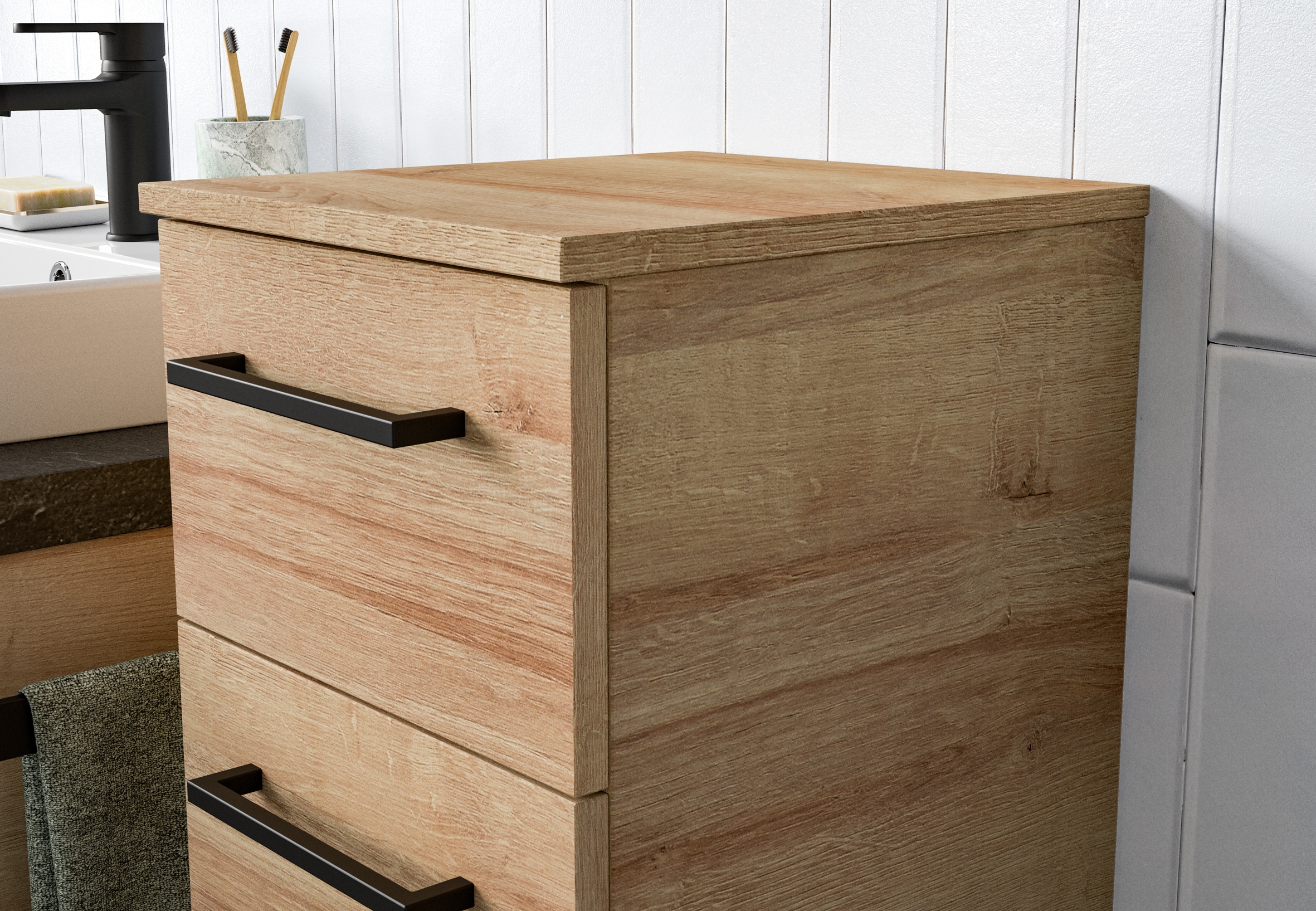 Saphir Unterschrank »Quickset 700,  30 cm breit, 1 Tür und 1 Schublade«