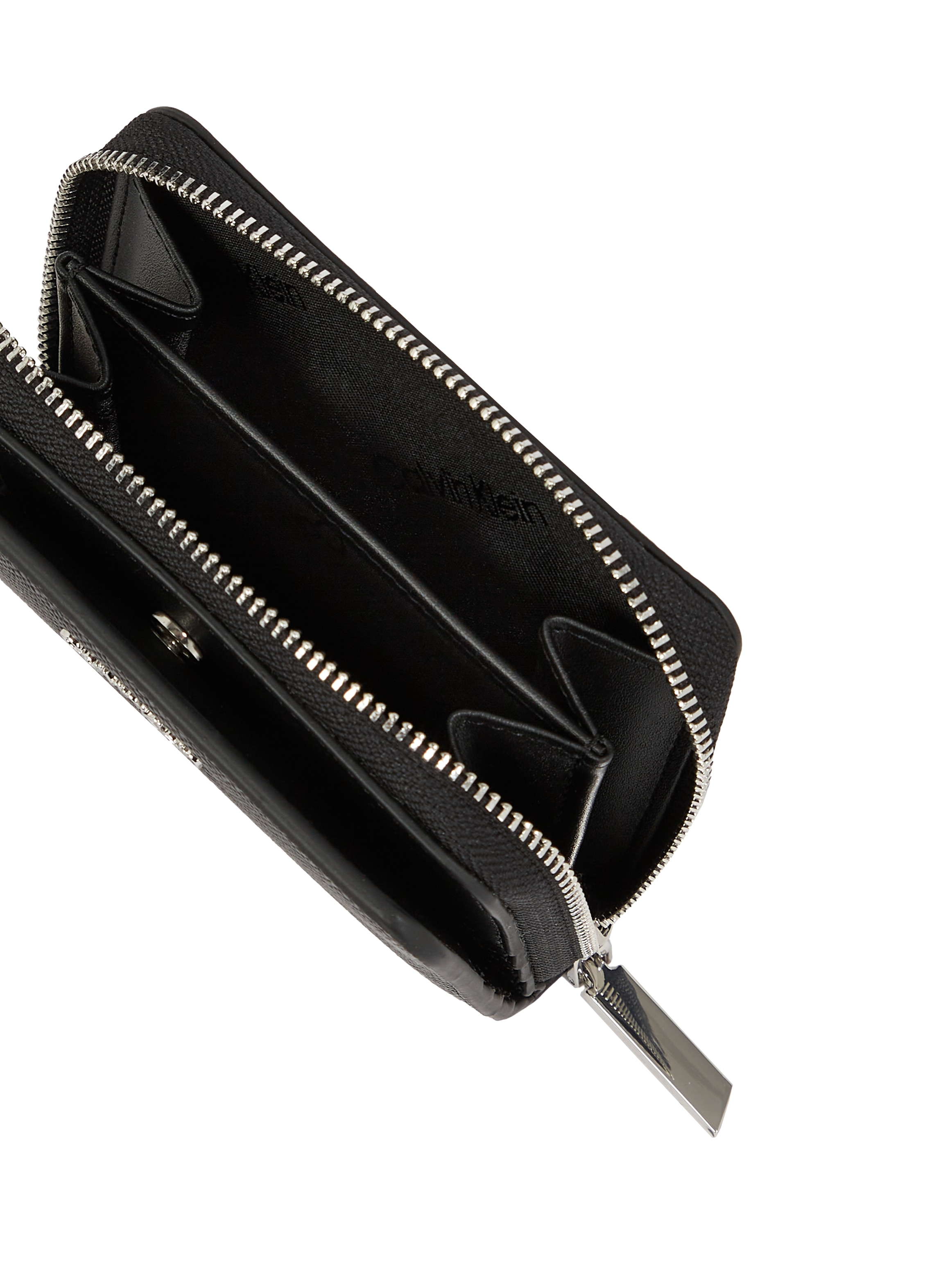 Calvin Klein Geldbörse »CK MUST MD ZIP AROUND_CAVIAR«, Portemonnaie Damen, Geldbeutel Damen