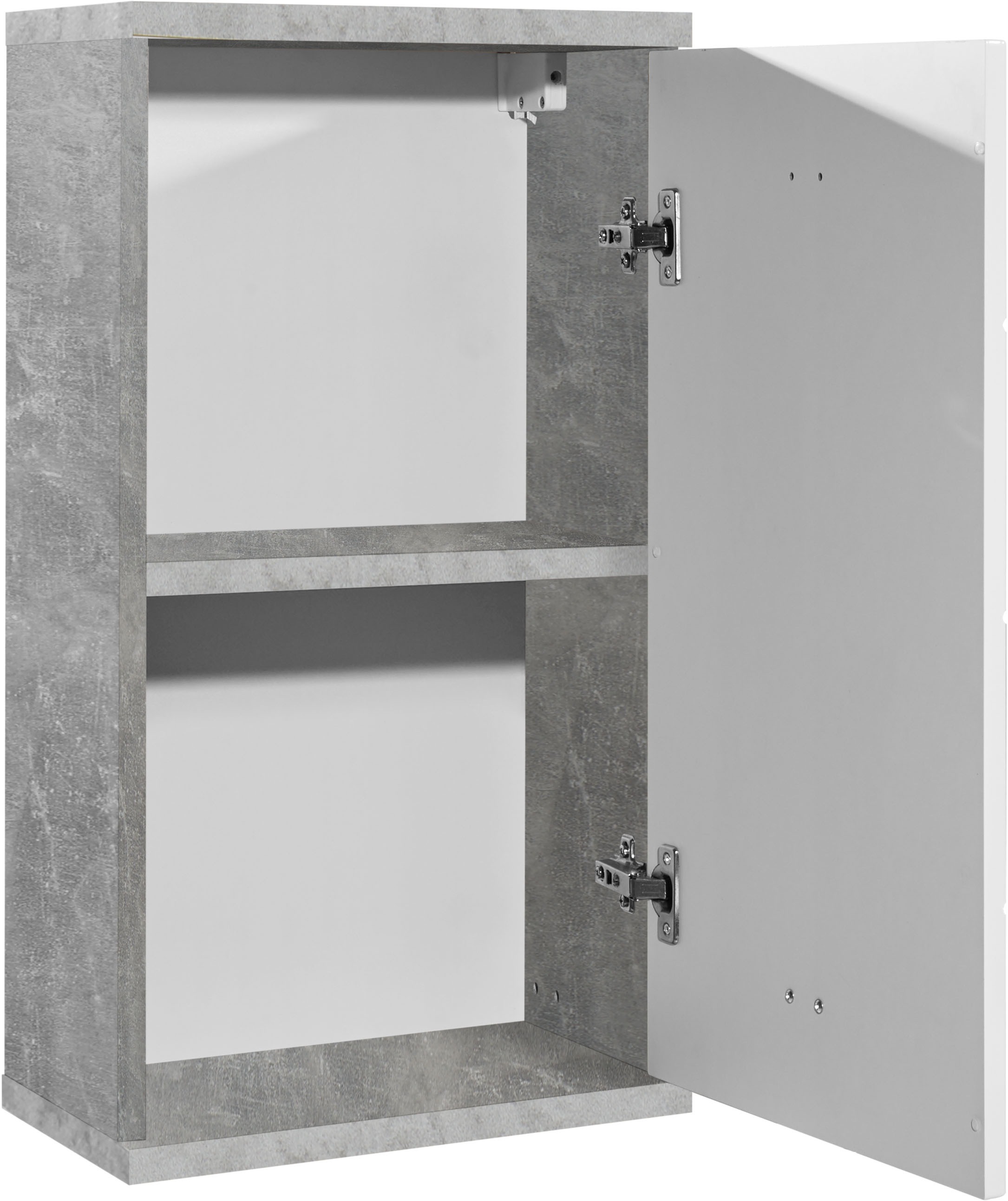 BASIC by Balculina Hängeschrank »Pool, Badezimmerschrank BxHxT 38x71x23«, (1 St.), Breite 38cm, Tür L/R montierbar