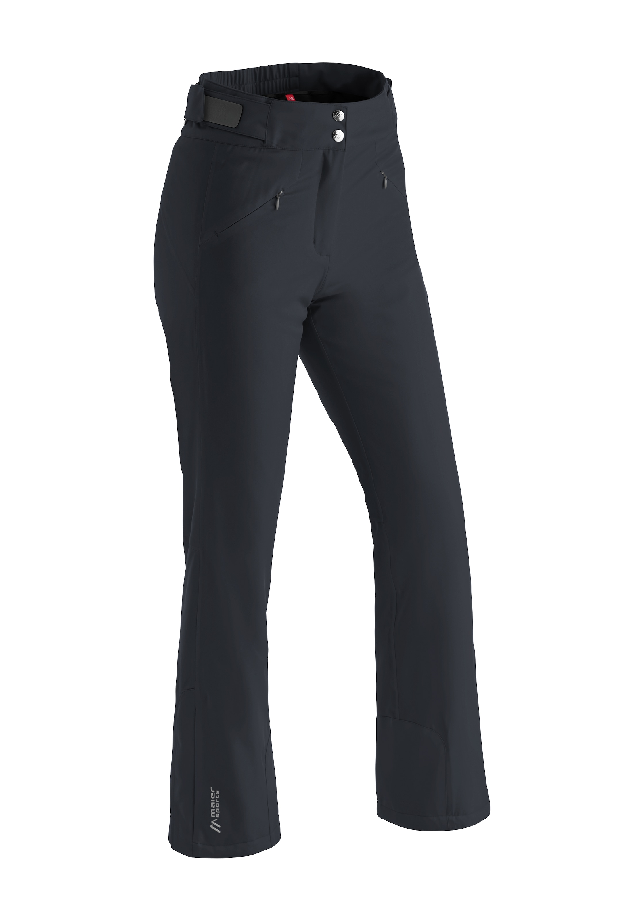 Maier Sports Skihose "Allissia slim 2.1", Damen Schneehose, wind- und wasserdicht, 2 RV-Taschen, Slim Fit