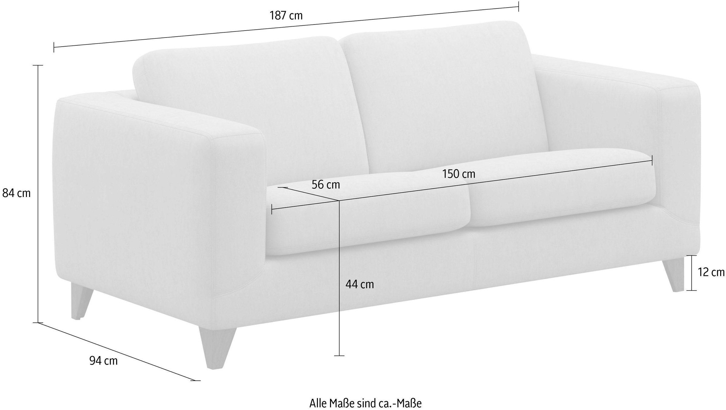machalke® 2,5-Sitzer »manolito«
