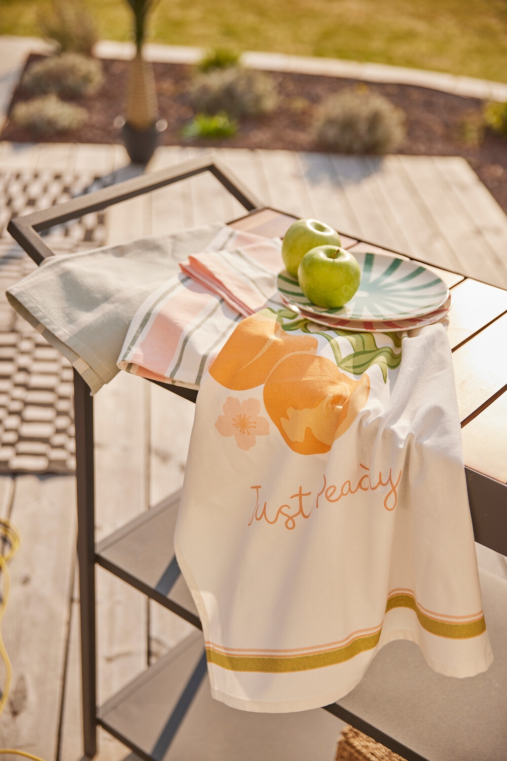 OTTO home Geschirrtuch »Zennor« 100 % Baumwolle,  70 × 50 cm, 3er St, Attraktives Design