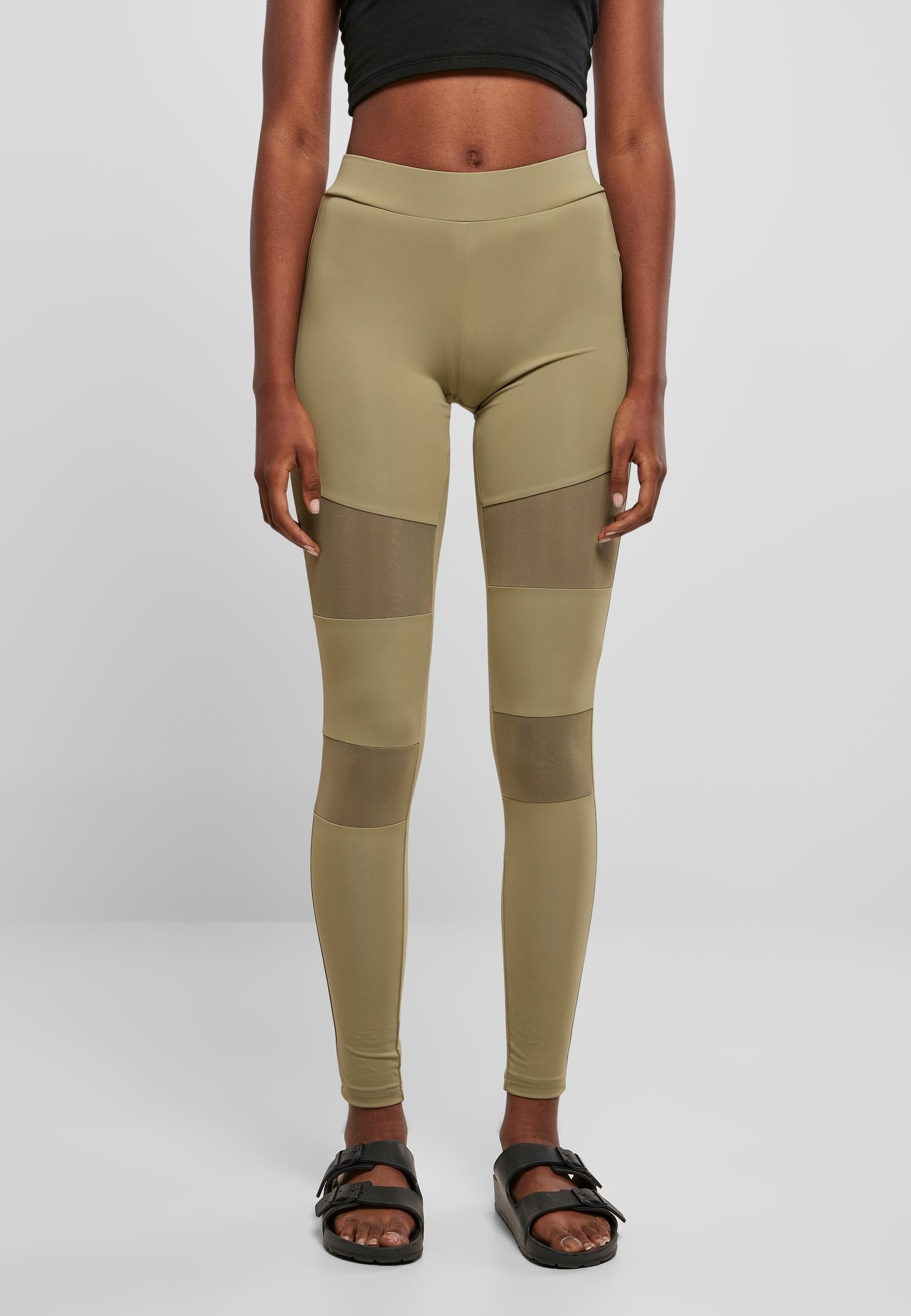 URBAN CLASSICS Leggings »Urban Classics Damen Ladies Tech Mesh Leggings«, (1 tlg.)