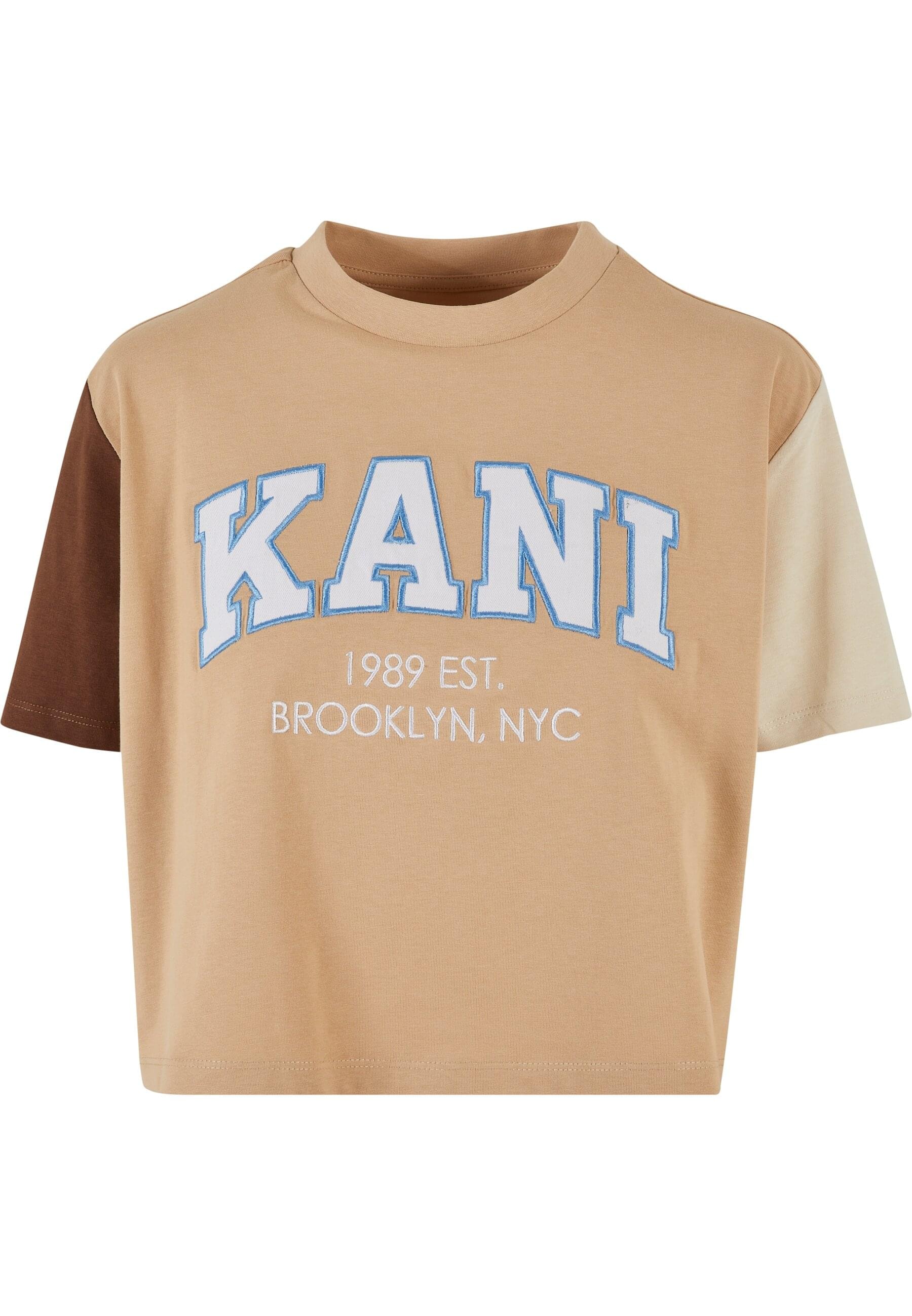 Karl Kani T-Shirt "Karl Kani Damen KW231-033-1 KK Serif Crop Block Tee" 1 S günstig online kaufen