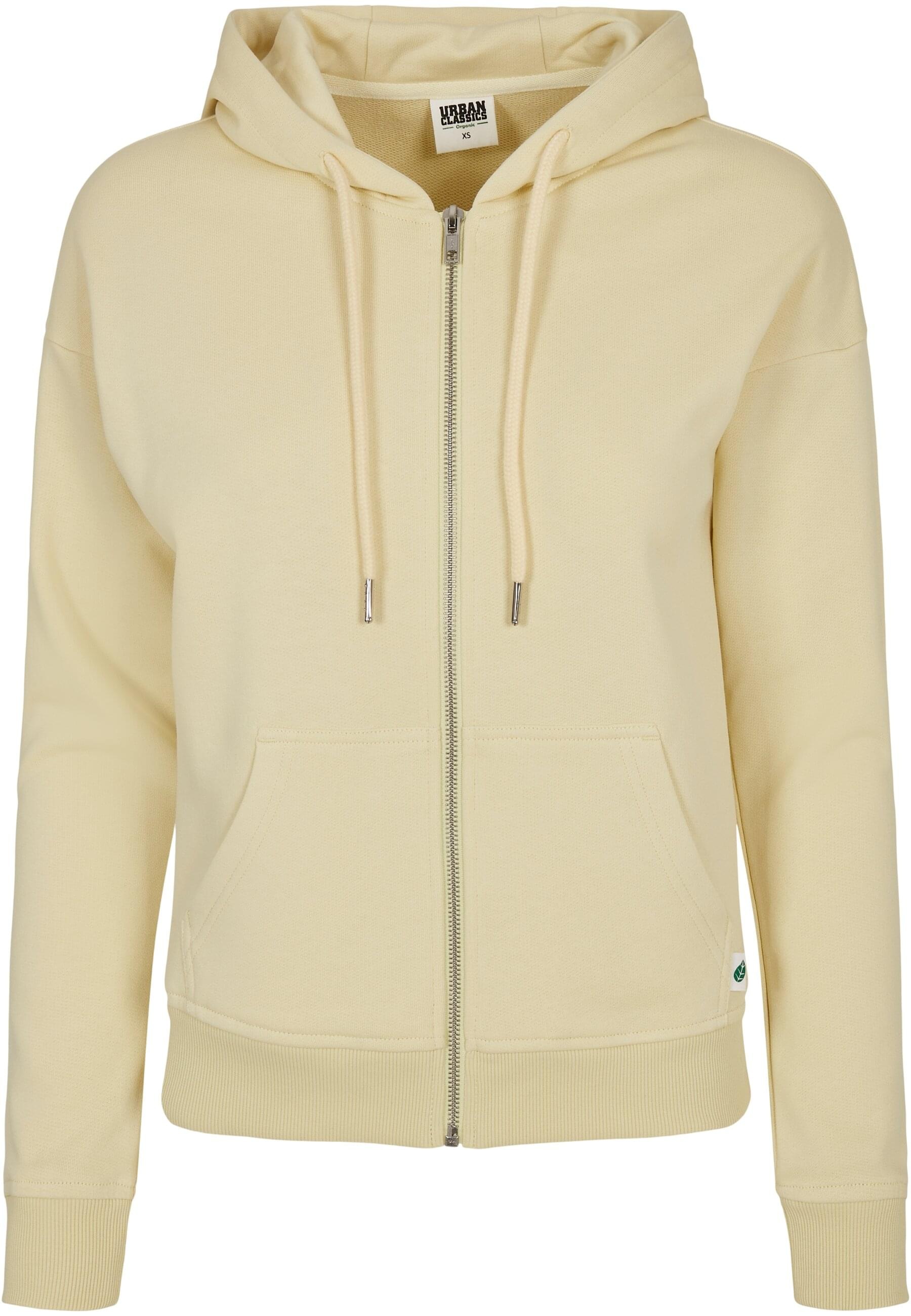 URBAN CLASSICS Sweatjacke "Urban Classics Damen Ladies Organic Terry Zip Hoody"