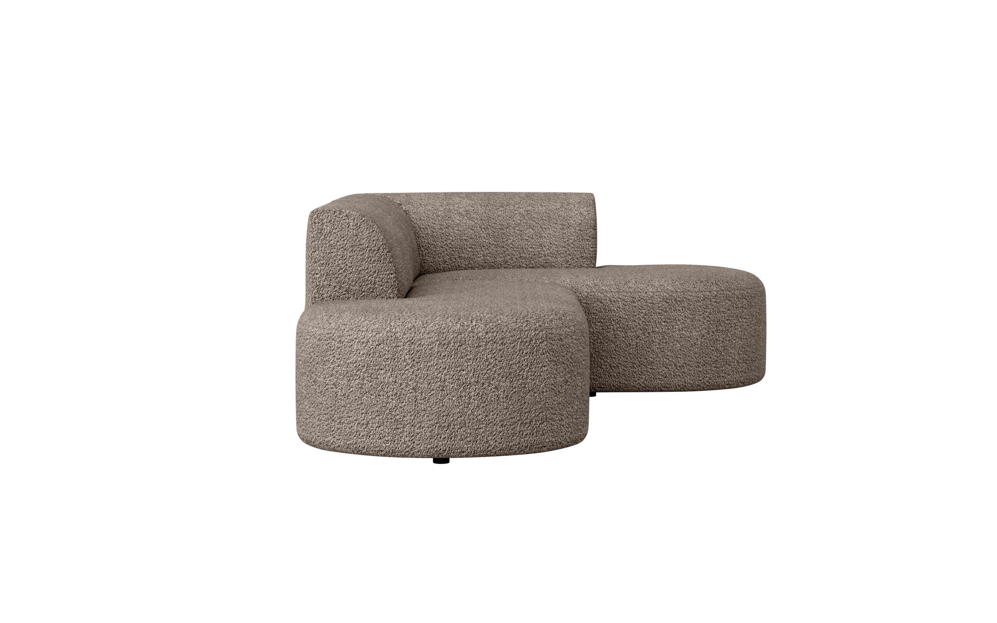 andas Ecksofa »Ecksofa Tvinne mit Ottomane links oder rechts bestellbar«, L-Form, mit Wellenunterfederung, BxTxH 260x170x73 cm