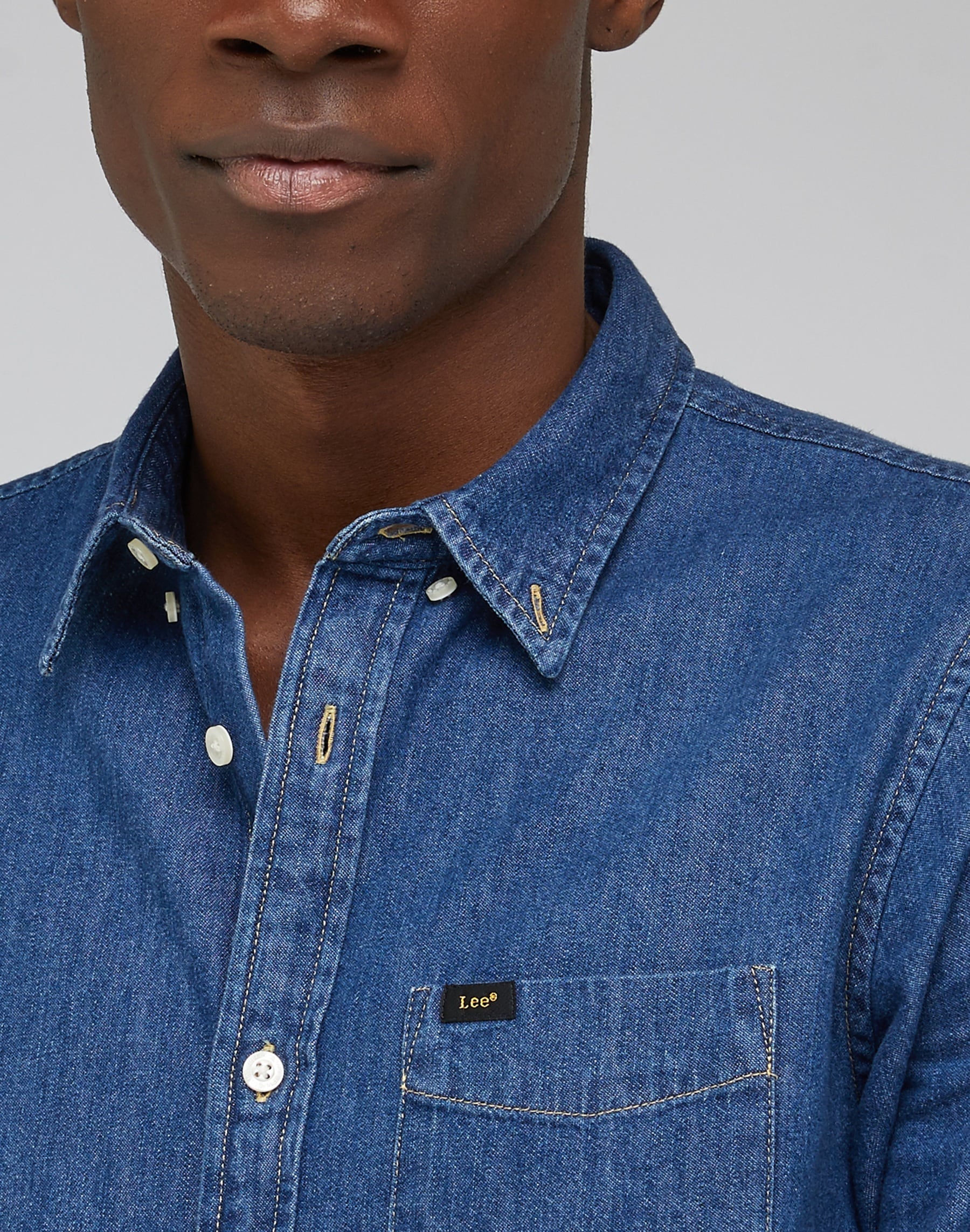 Lee® Jeanshemd »LEE BUTTON DOWN«