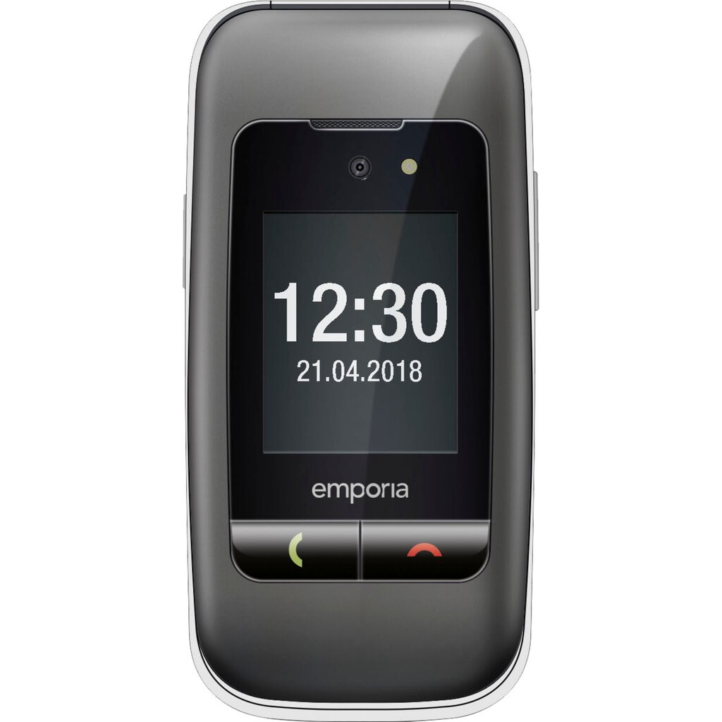 Emporia Seniorenhandy »ONE«, spacegrey/silber, 6,1 cm/2,4 Zoll, 2 MP Kamera