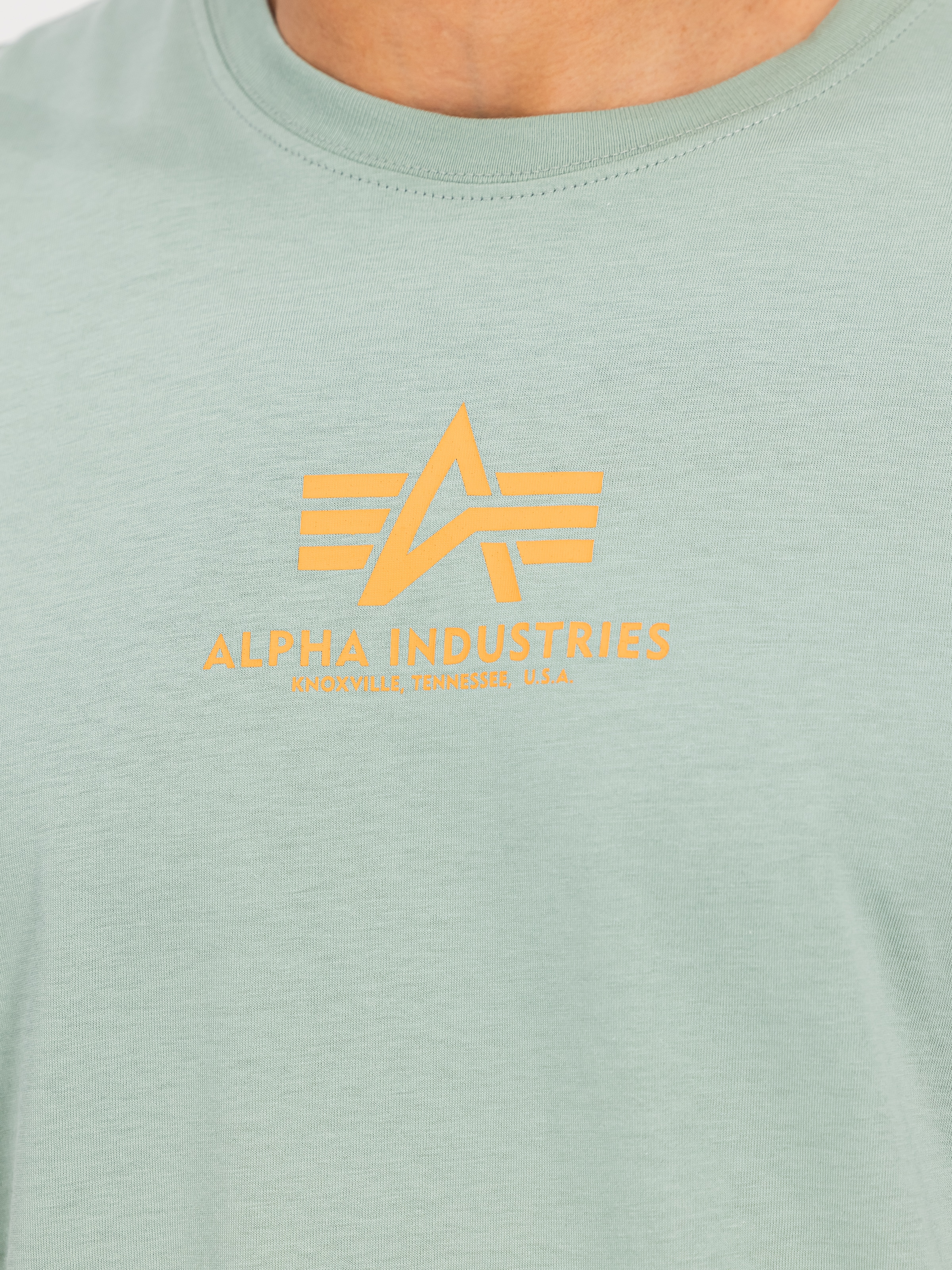 Alpha Industries Rundhalsshirt »Basic T ML« Baumwolle, regular fit