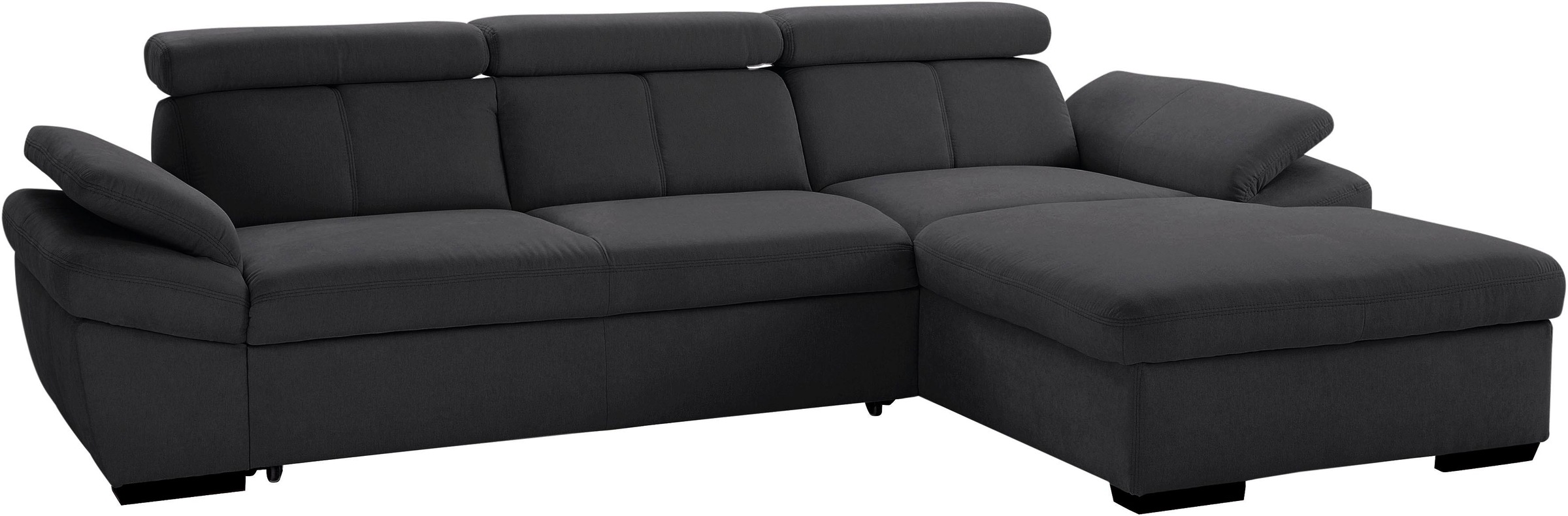 exxpo - sofa fashion Ecksofa "Salerno, inkl. Arm-& Kopfteilverstellung, beq günstig online kaufen