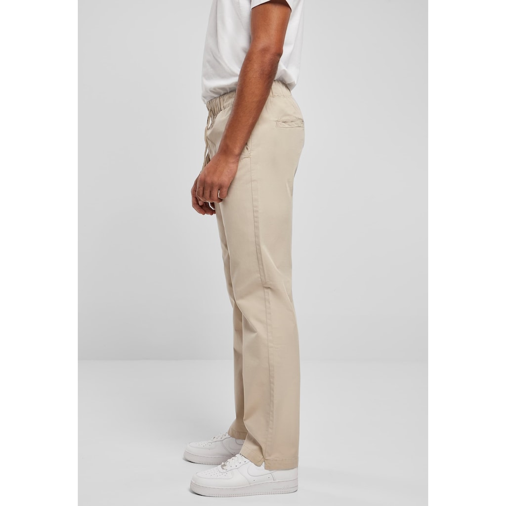 URBAN CLASSICS Stoffhose »Urban Classics Herren Straight Slit Trouser«, (1 tlg.)