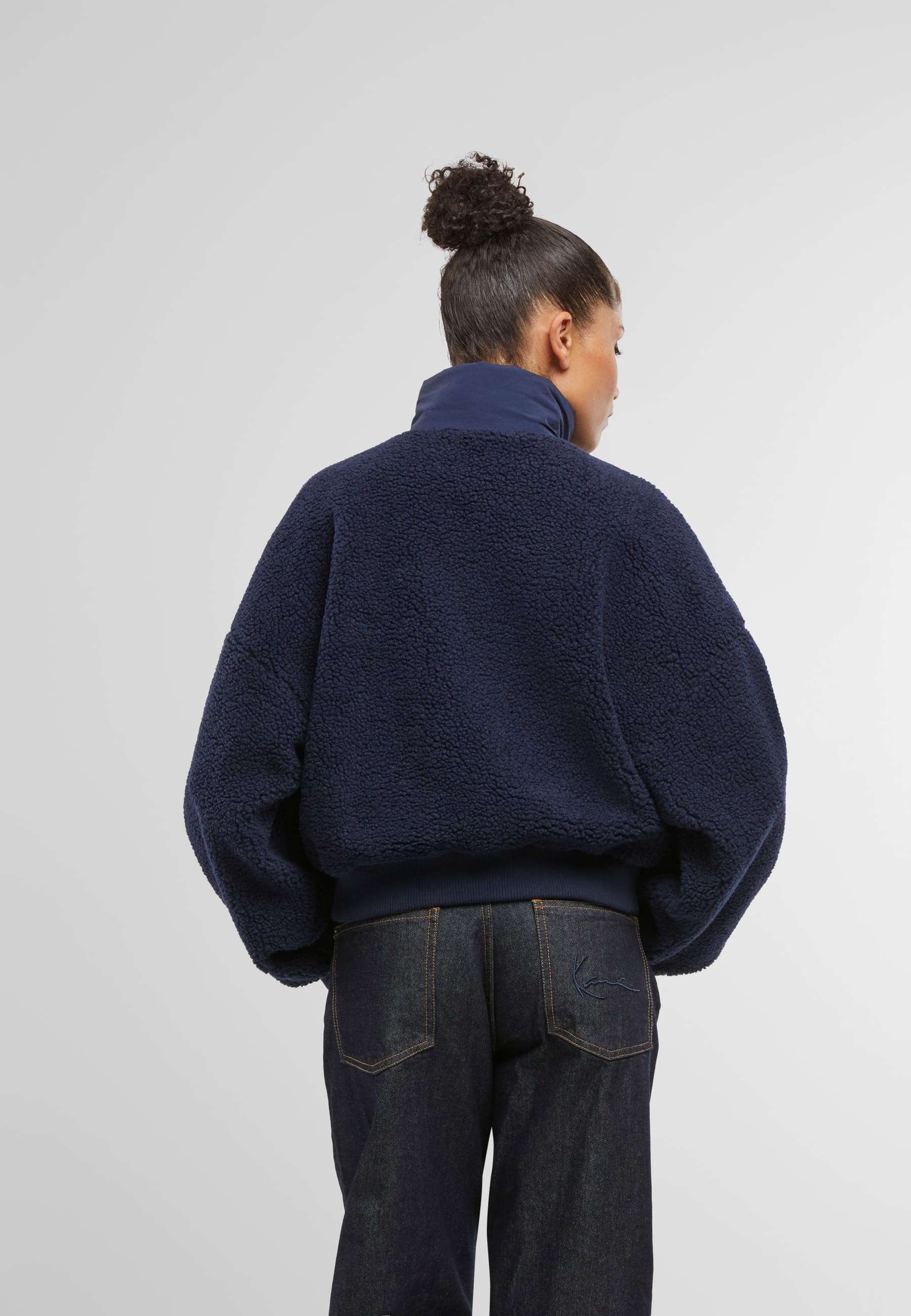 Karl Kani Bomberjacke »Karl Kani OG Crop Teddy Bomber Jacket«, (1 St.), ohne Kapuze