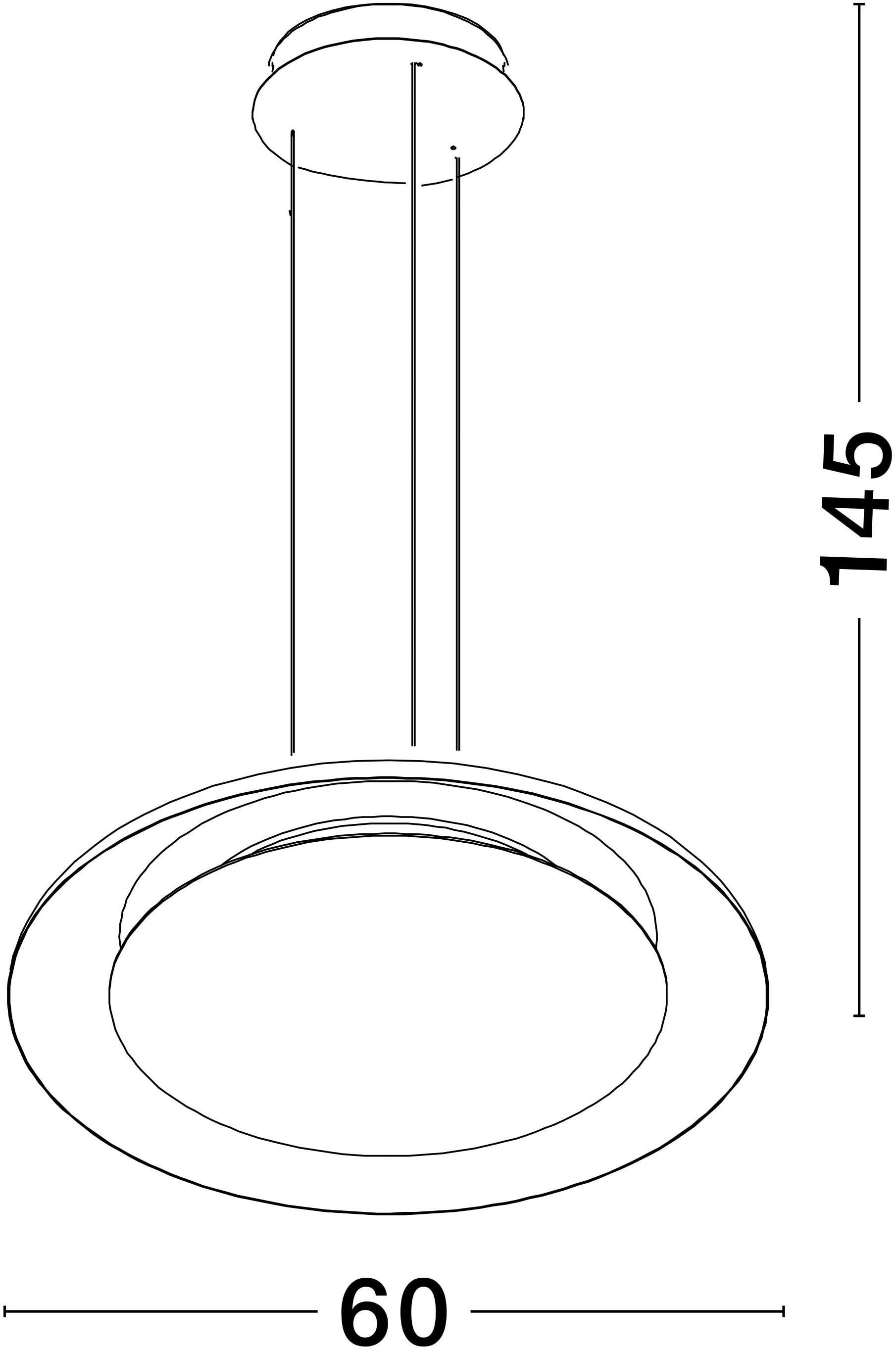 Nova Luce Pendelleuchte »EPOS«, 1 flammig