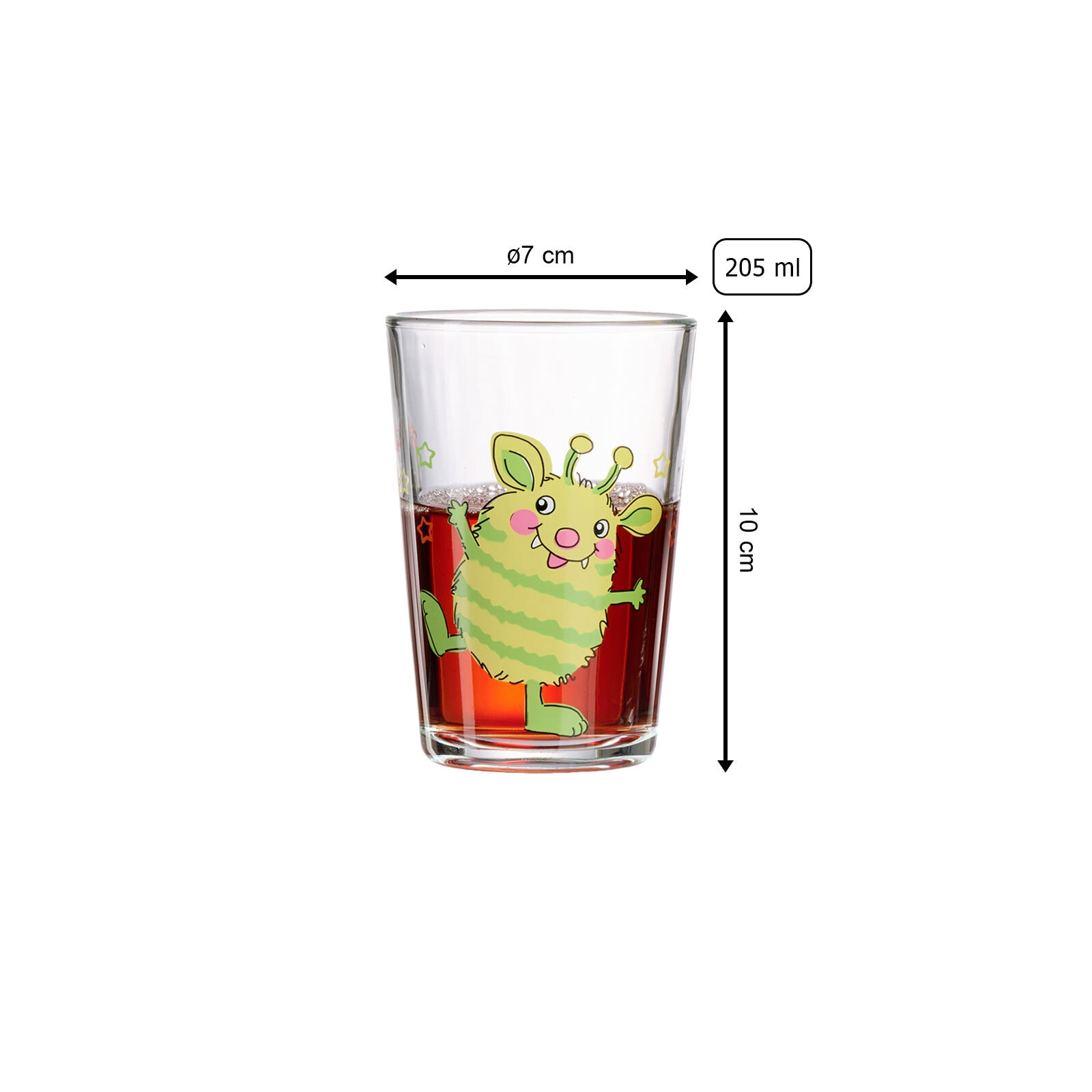 Ritzenhoff & Breker Kinderbecher »Kindergläser Monsterchen 205 ml 3er Set bunt«