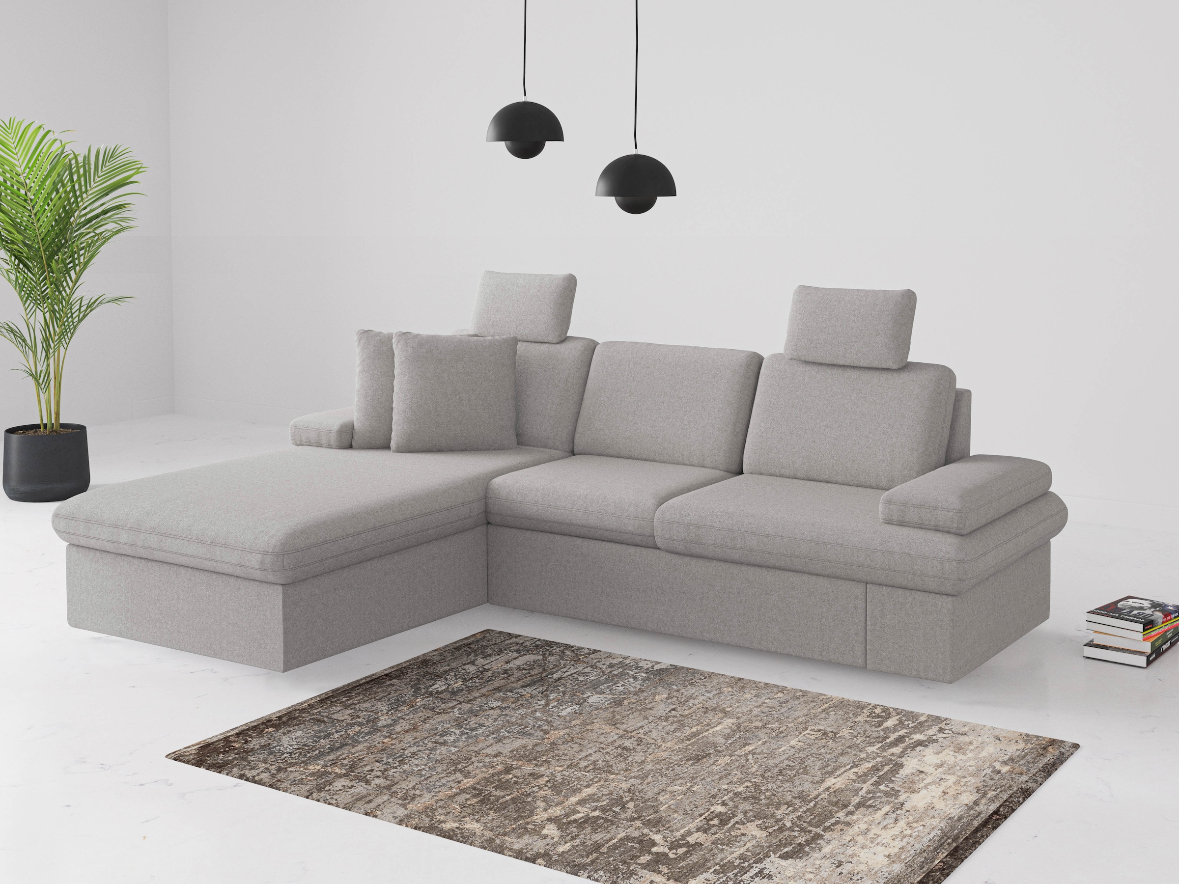sit&more Ecksofa "Moreno", mit Armteilverstellung,wahlweise mit Bettfunktio günstig online kaufen