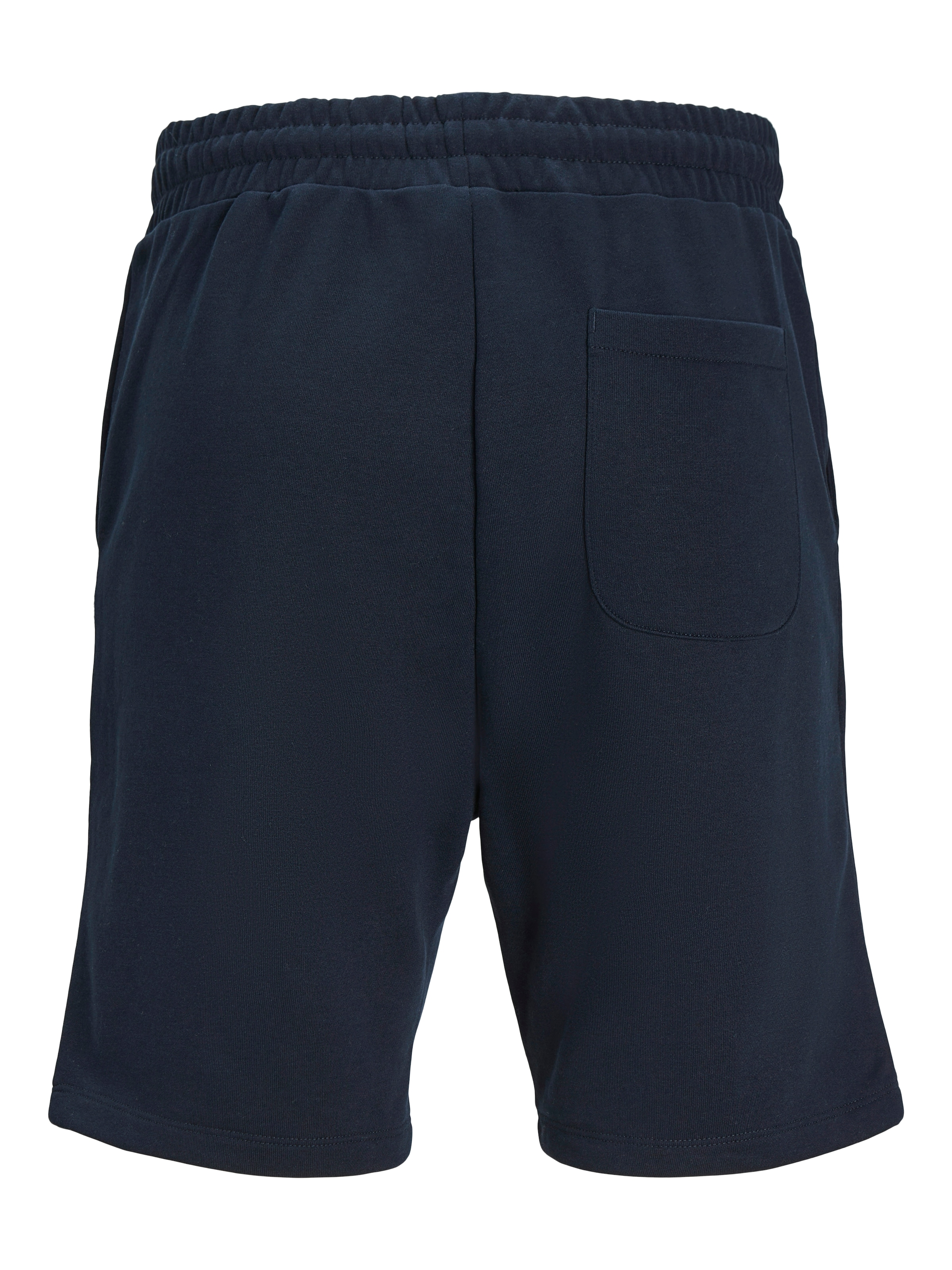 Sweatshorts JACK & JONES "JPSTGORDON mit elastischem Bund", Herren, Gr. XL, N-Gr, blau (navy blazer), Web, Obermaterial: 61% Polyester, 39% Baumwolle, unifarben, slim fit kniefrei, Hosen Sweatshorts, unifarben, modisch, regular fit, Webstoff 3
