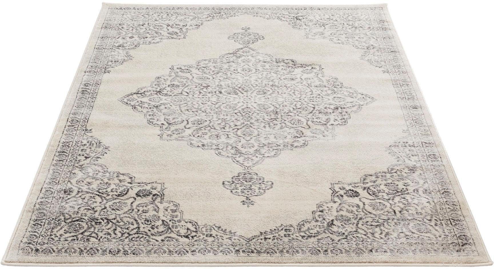 Sehrazat Teppich »Montana 3724«, rechteckig, Kurzflor, Vintage Design, Wohnzimmer