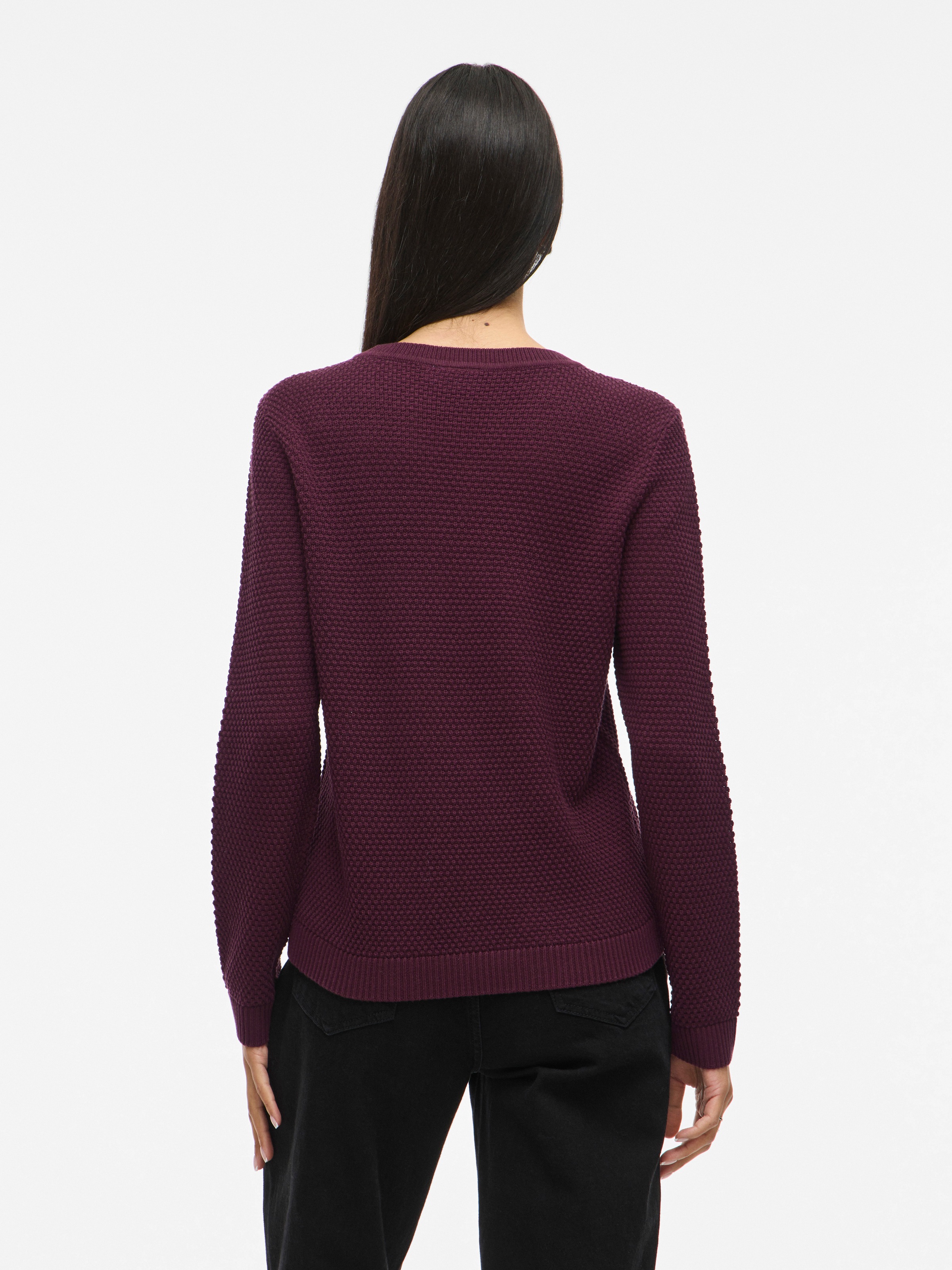 Vila Rundhalspullover "VIDALO O-NECK L/S KNIT TOP- NOOS" günstig online kaufen
