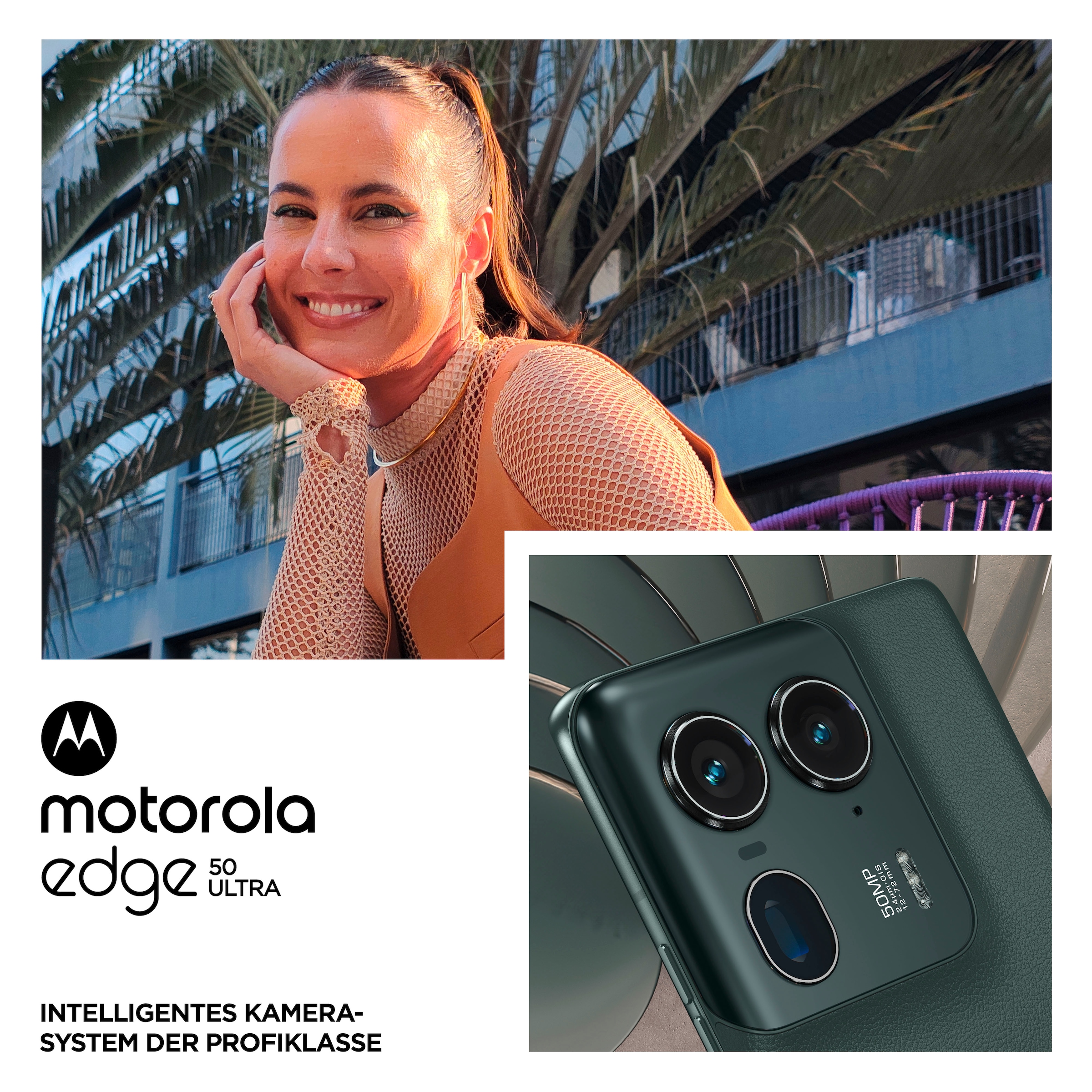 Motorola Smartphone »edge50 ultra« forest grey