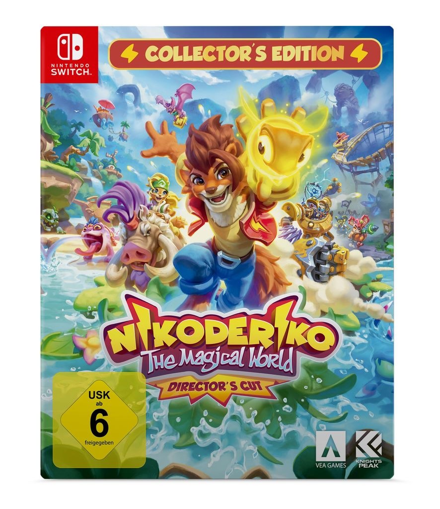 KNIGHTS PEAK Spielesoftware "Nikoderiko: The Magical World Directors Cut - Collectors Edition", Nintendo Switch, transparent, Spielesoftware, Mit