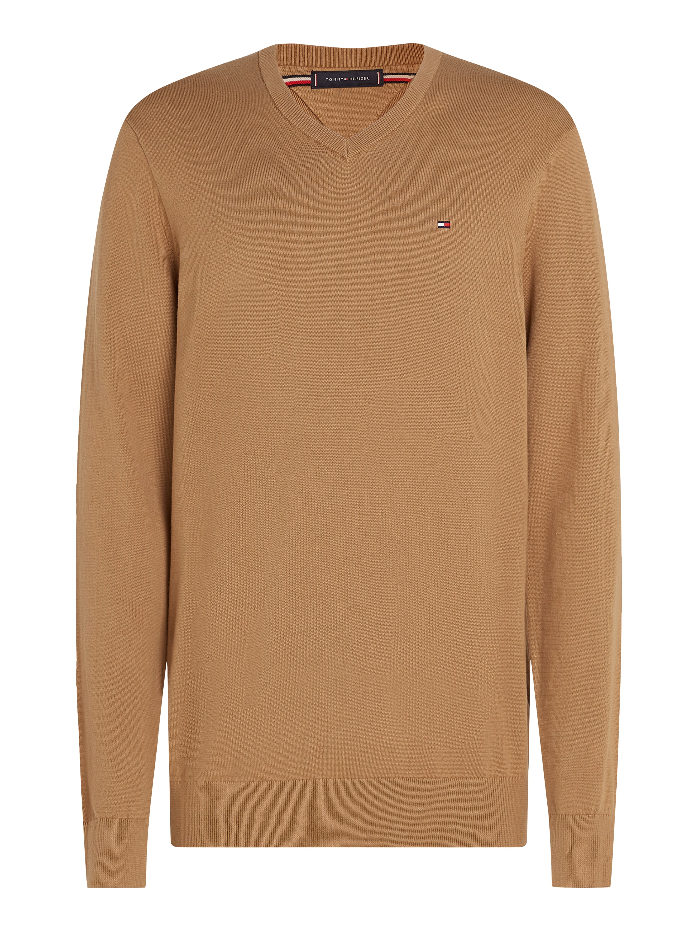 Tommy Hilfiger Strickpullover »ESSENTIAL COTTON V NECK«