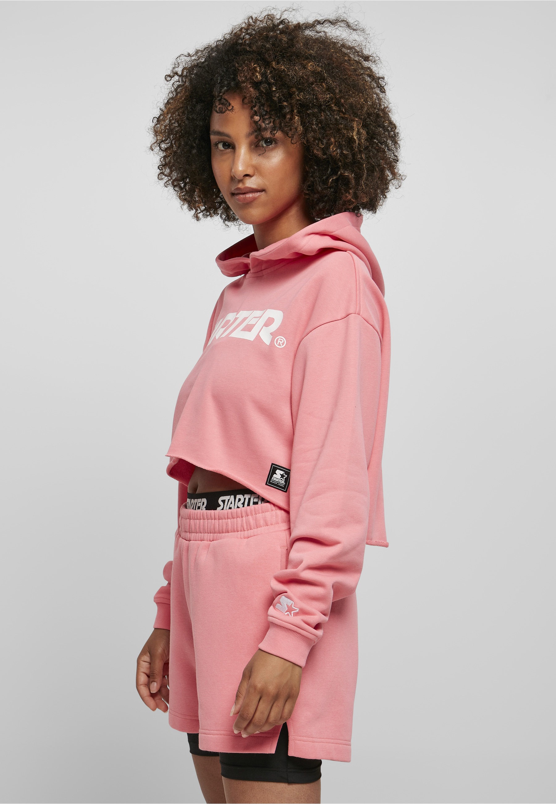 Starter Black Label Rundhalspullover »Starter Black Label Damen Ladies Starter Cropped Hoody« 1 Stk.