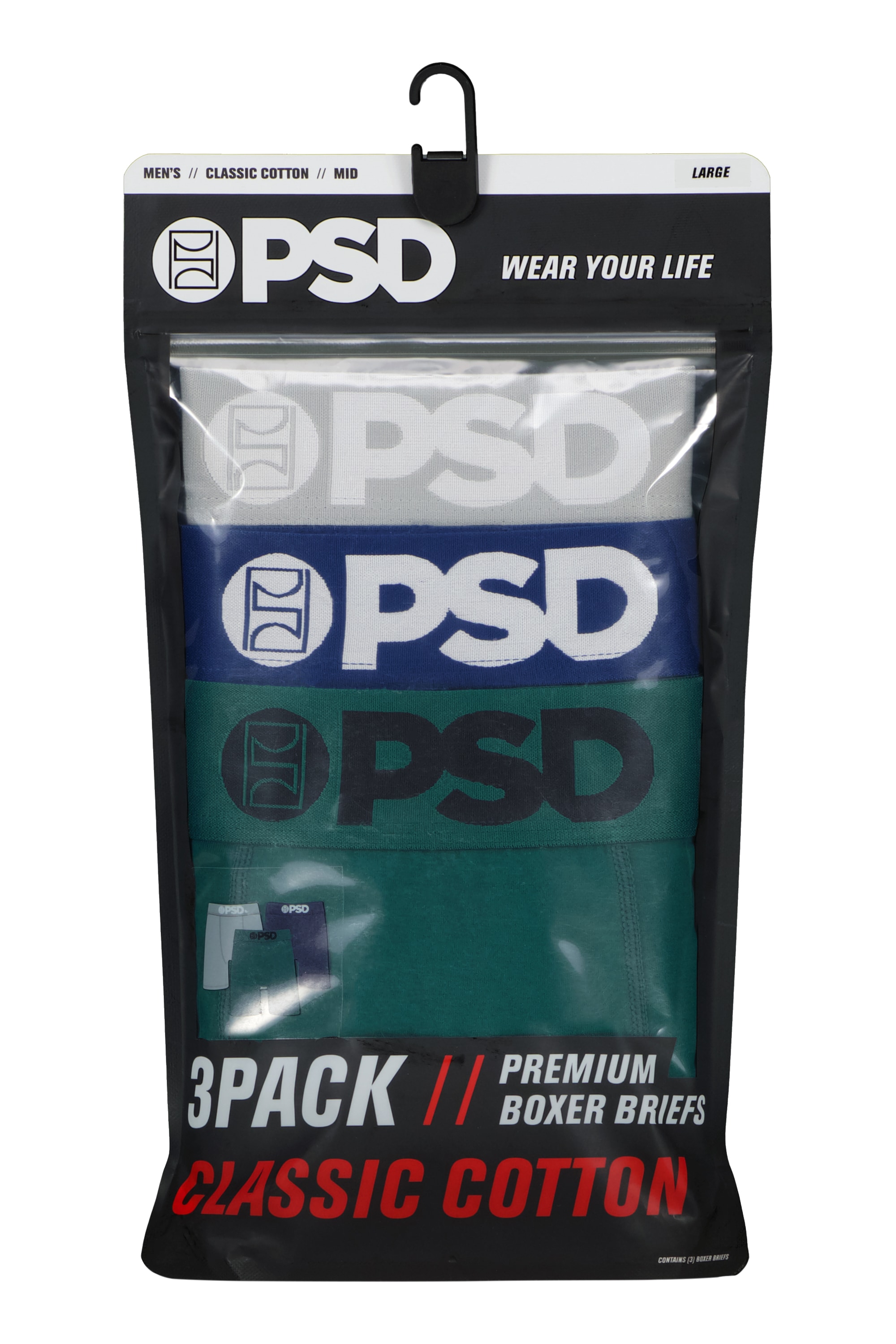 PSD Underwear Boxershorts »3 PACK FADED CTN 5I Herren«