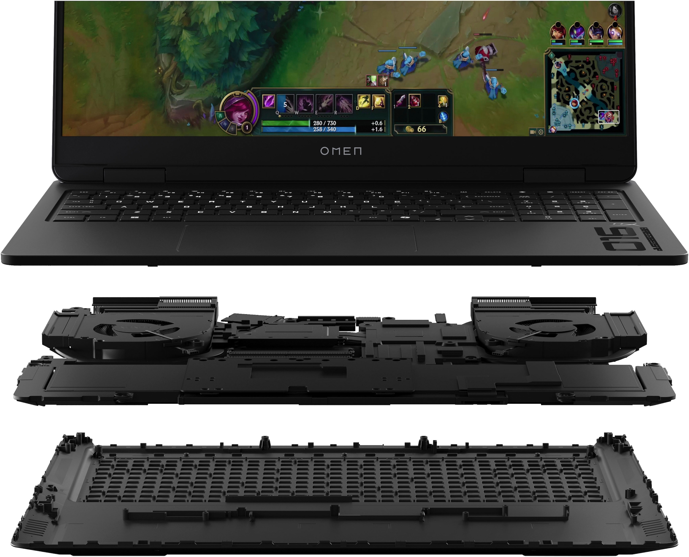 HP Gaming-Notebook »OMEN 16-am Intel«, 40,64 cm, / 16 Zoll, Intel, Core i7, GeForce RTX 5060, 1000 GB SSD