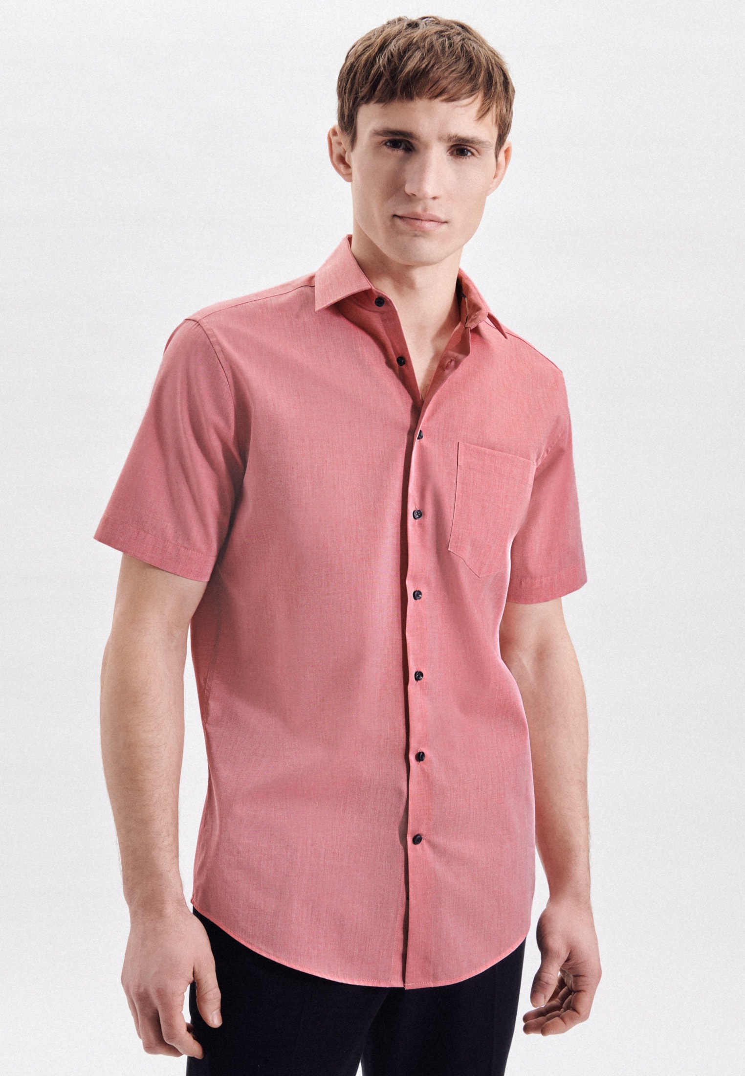 seidensticker Businesshemd "Regular" Regular 1/2 Kentkragen Uni günstig online kaufen