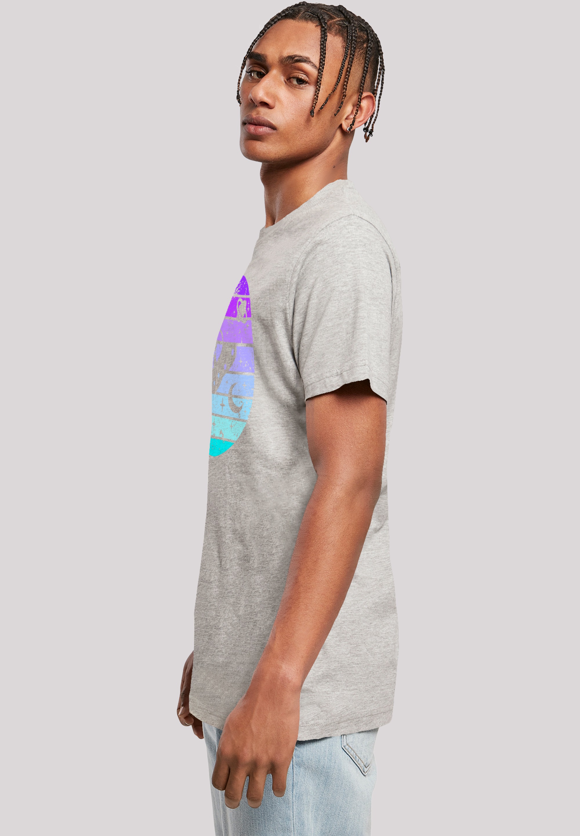 F4NT4STIC T-Shirt »Retro Alien Weltraum Sonnenuntergang«, Premium Qualität