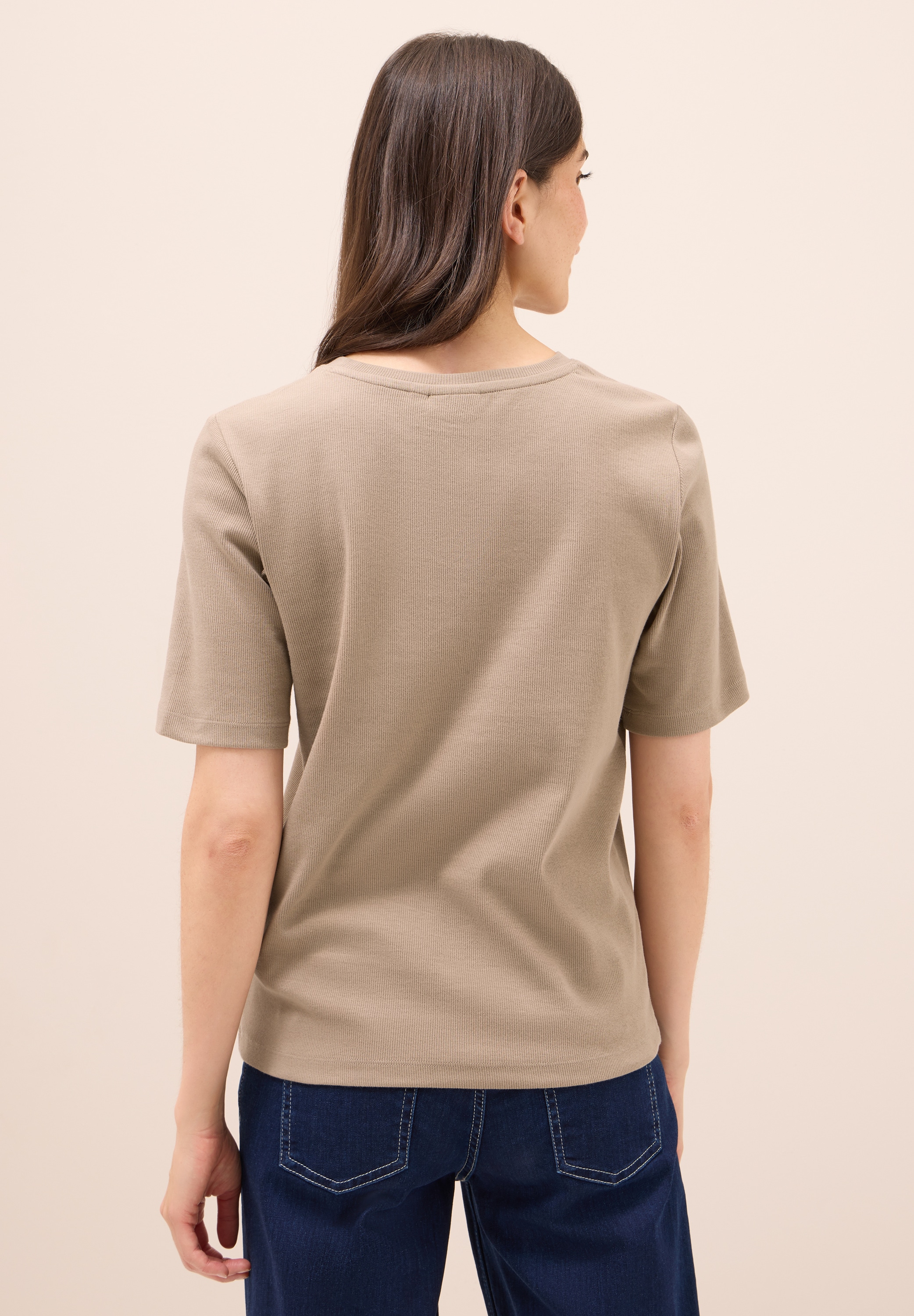 Cecil T-Shirt, aus Baumwolle mit Stretchante