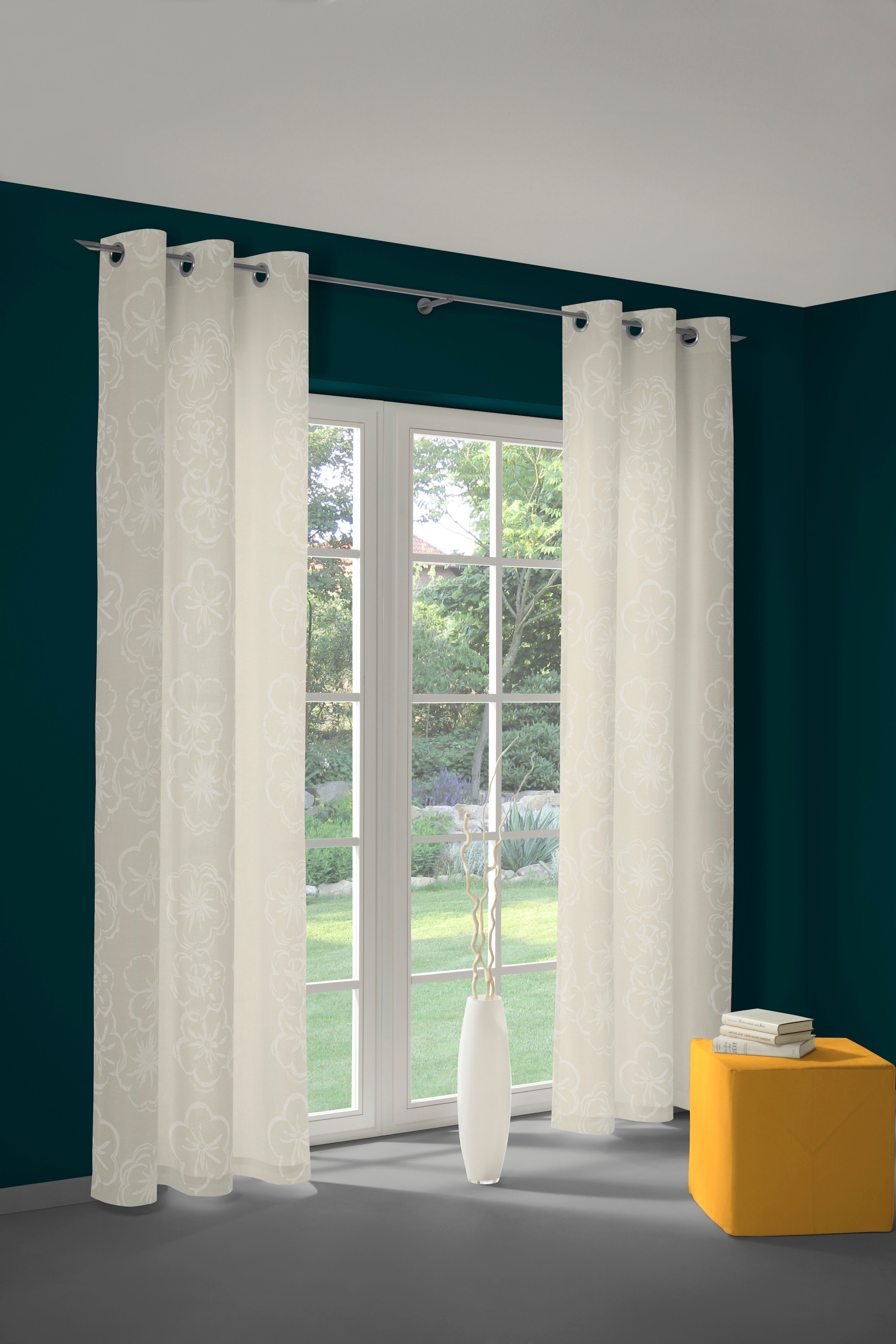 Wirth Vorhang "Dangard" Ösen 1 Stk. tlg. günstig online kaufen