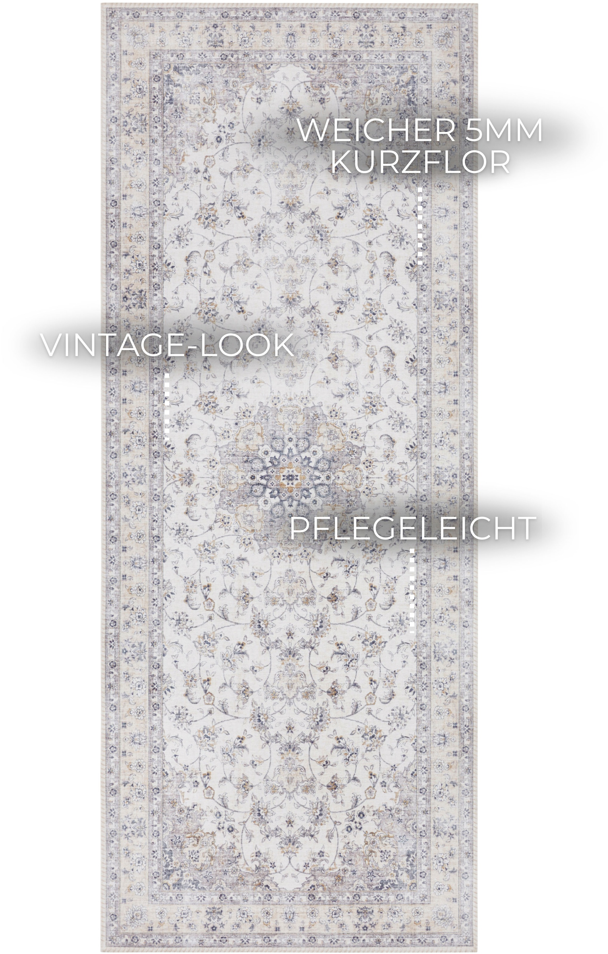 ELLE DECORATION Teppich "Nain" rechteckig 7 mm Höhe Orientalisch, Läufer, K günstig online kaufen