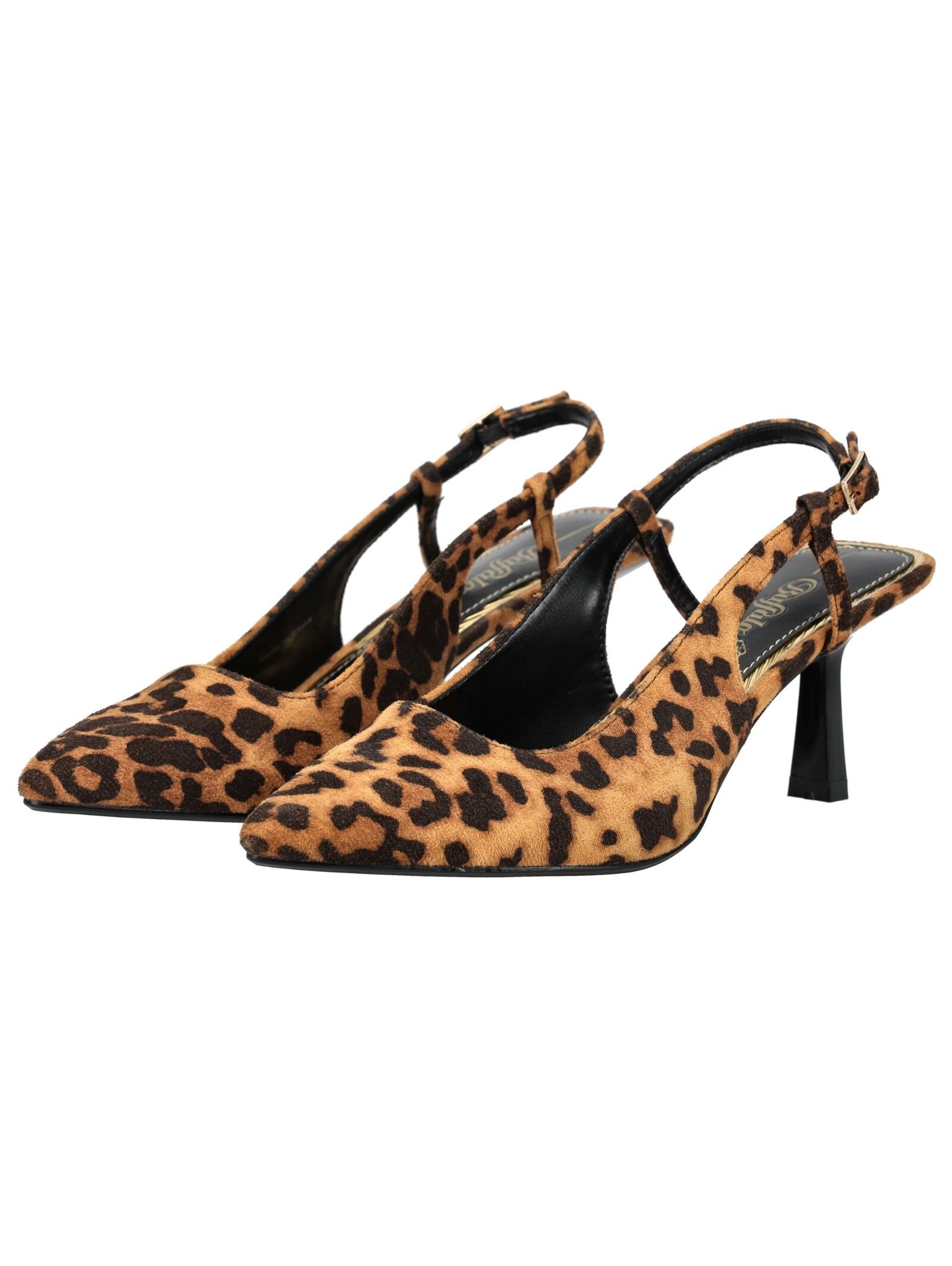 Buffalo Sling Back Pumps Brown/Black 38 3